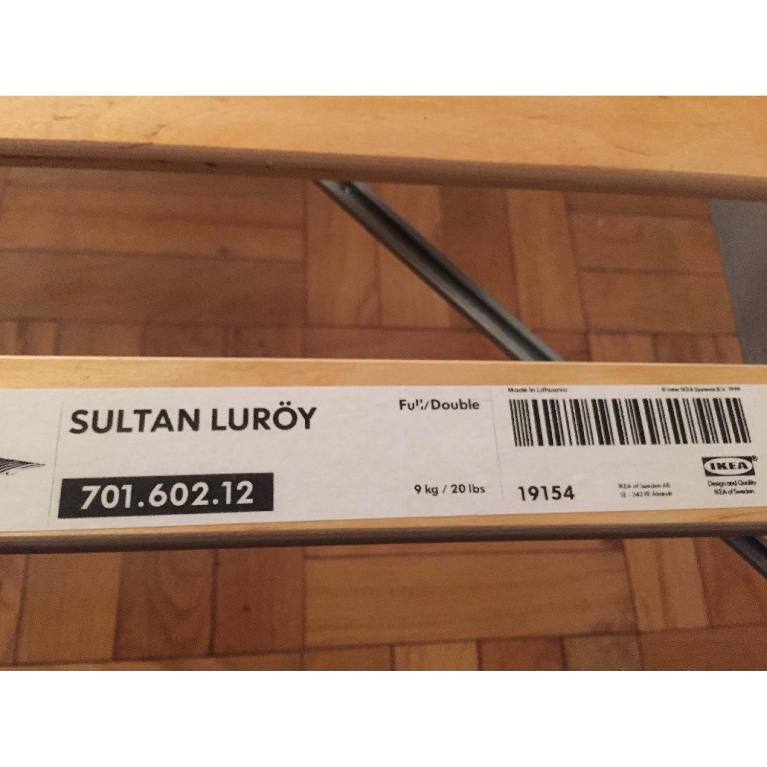 Ikea Full Nyvoll Bed Frame Sultan + Full/Double Bed Lury AptDeco