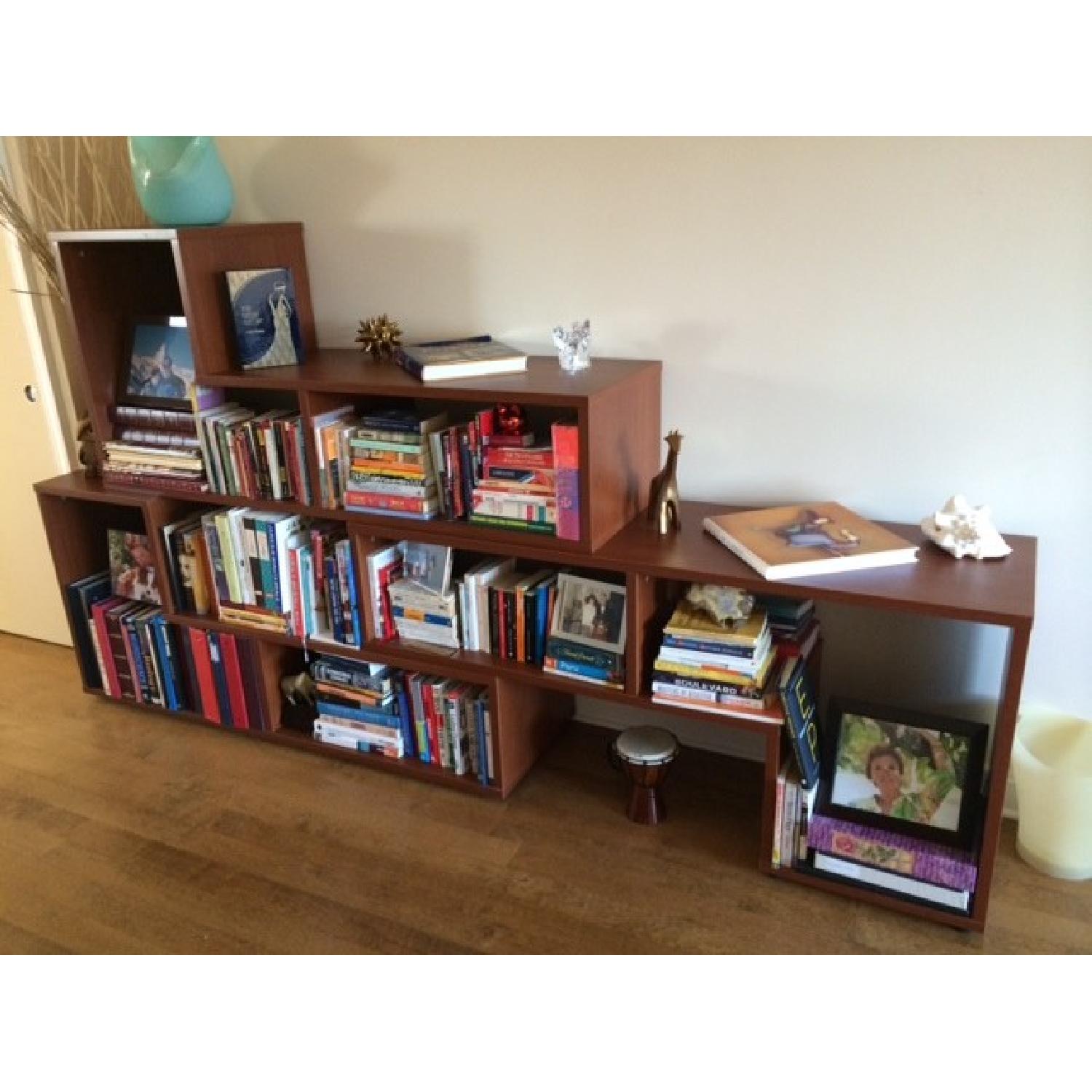 Jesper Cherry Modular Puzzle Style Bookcase/Room Divider/Toy Storage - image-3