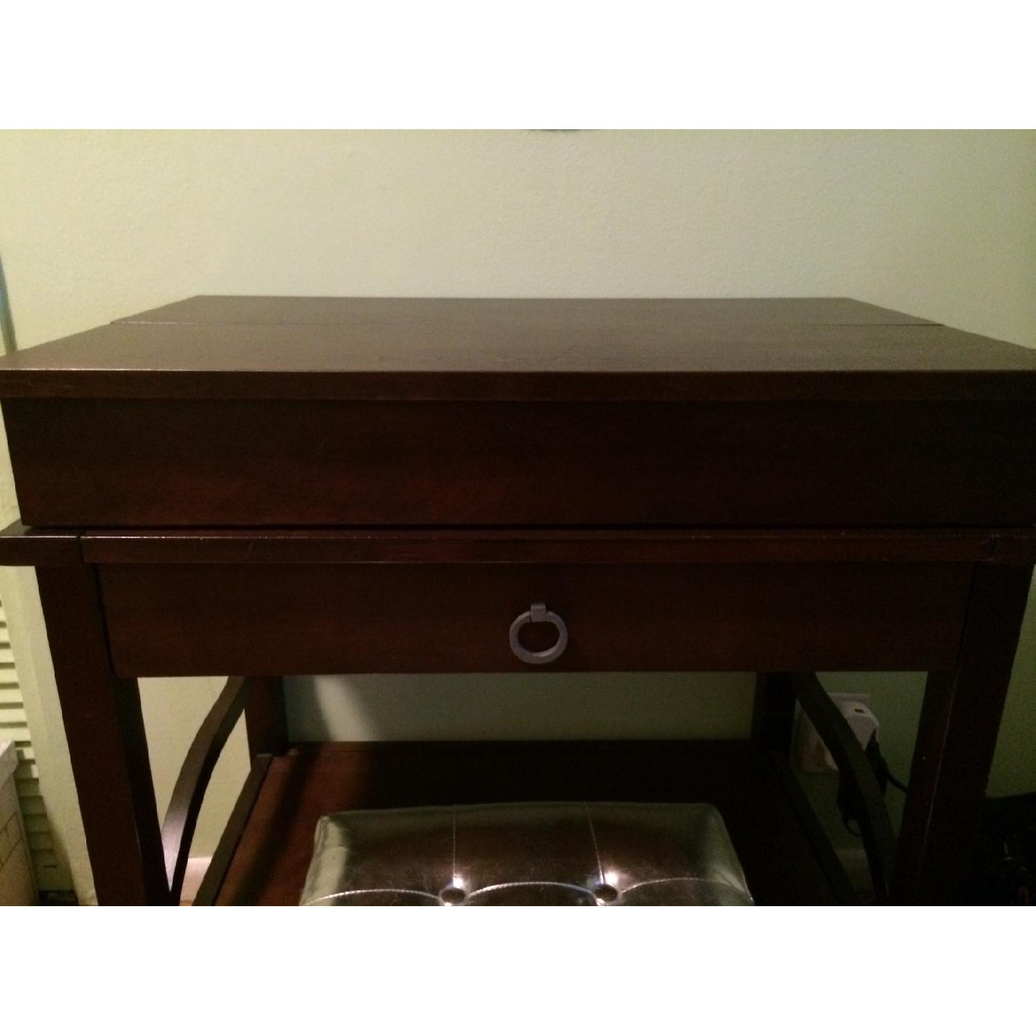 American Signature Furniture Writing Desk with Lid - image-2