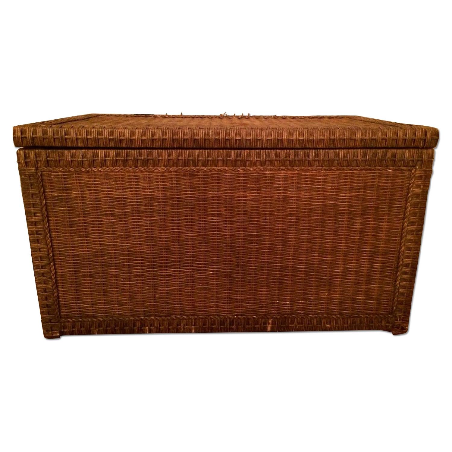 Pier 1 Imports Lindi Trunk - Honey Brown - image-0