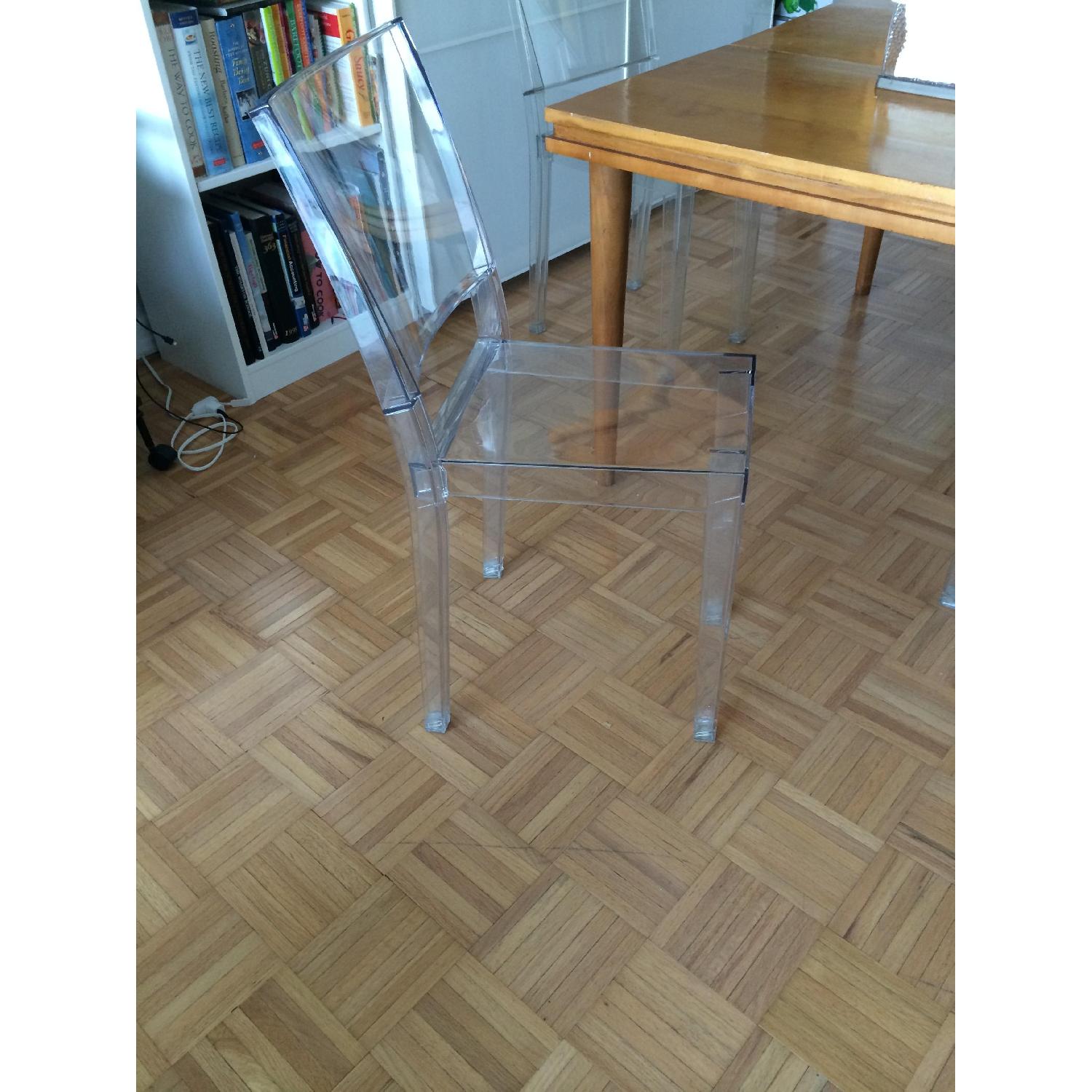 Philippe Starck Kartell Lucite Chairs AptDeco