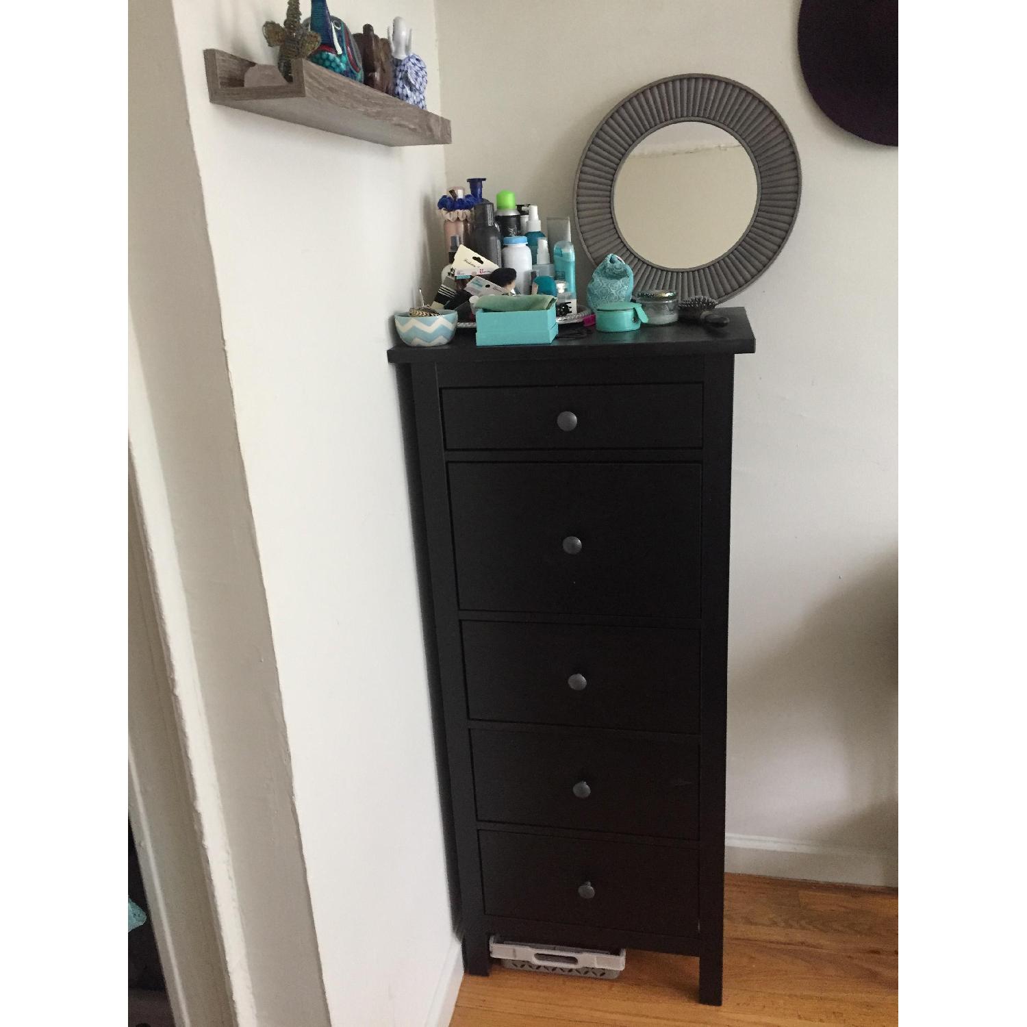 IKEA HEMNES イケアヘムネス チェスト ブラック HEMNES chest of 6 drawers black-brown - IKEA