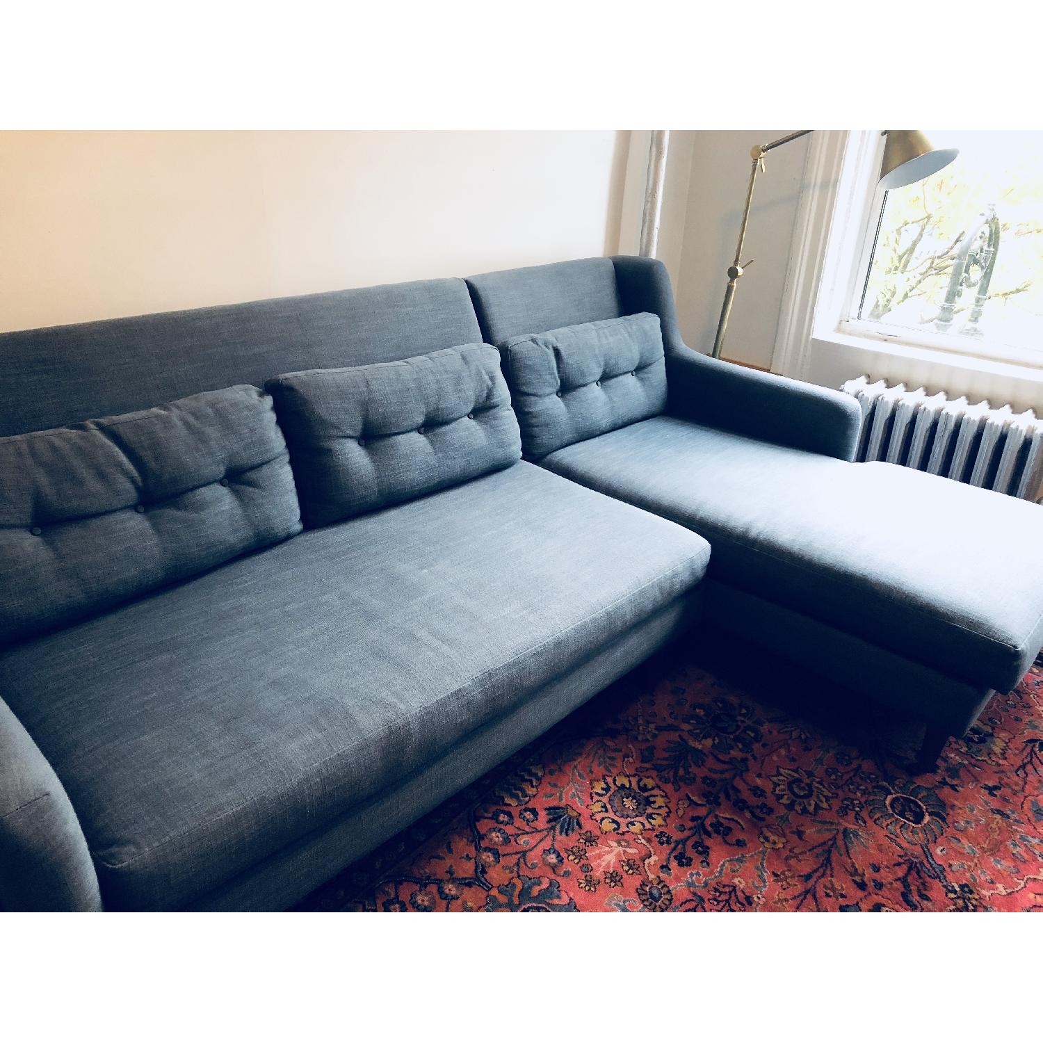 West Elm Crosby Sectional Sofa - image-1