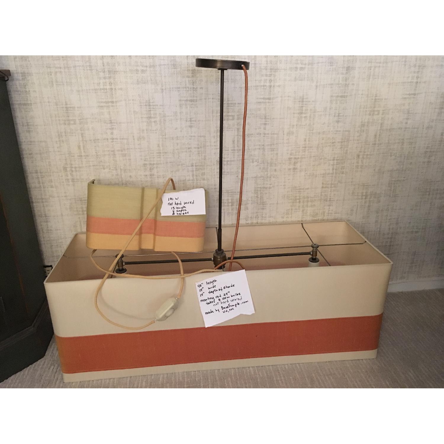 Bone Simple Design Striped Groove Sconces - image-3