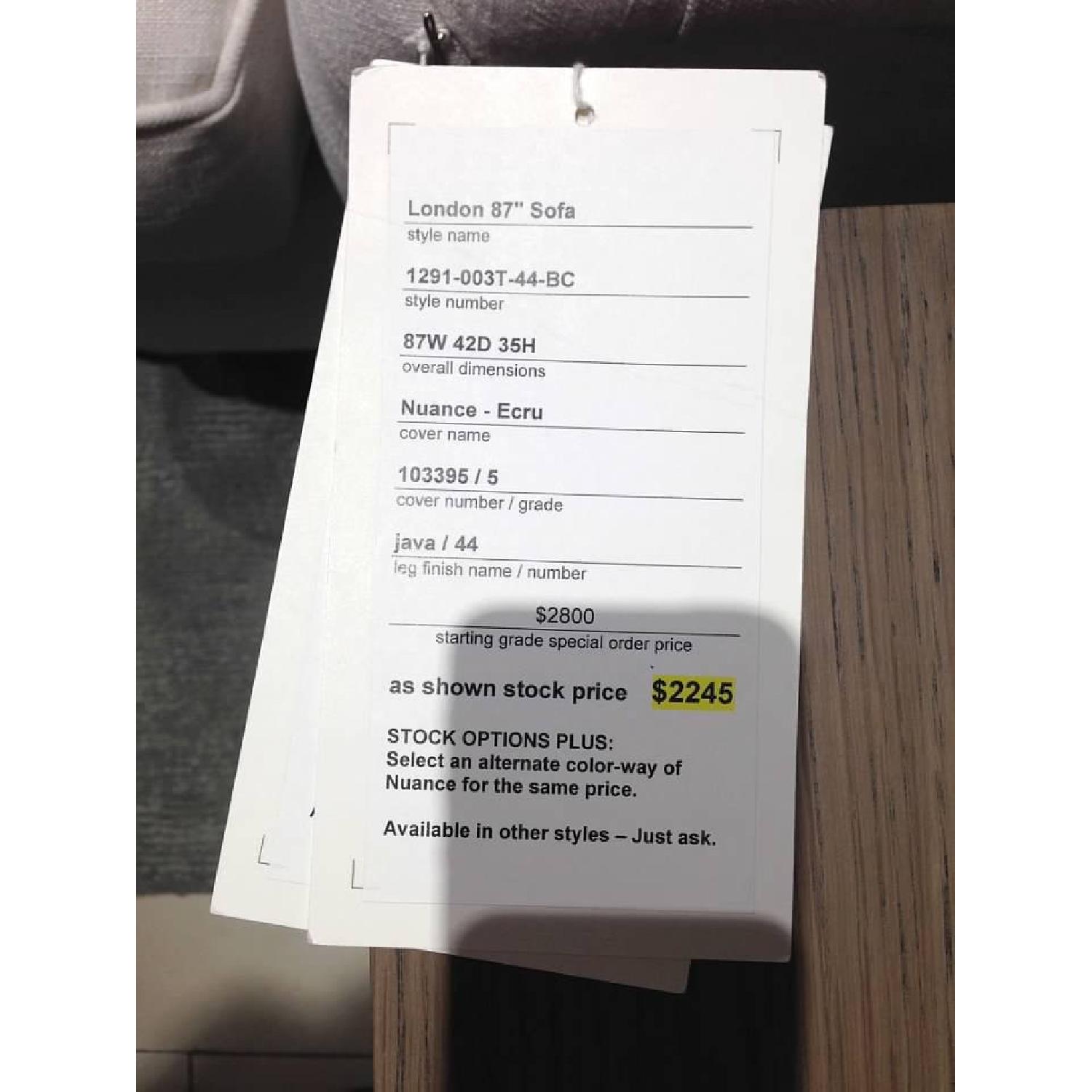 Mitchell Gold & Bob Williams London Sofa in Ecru - image-4