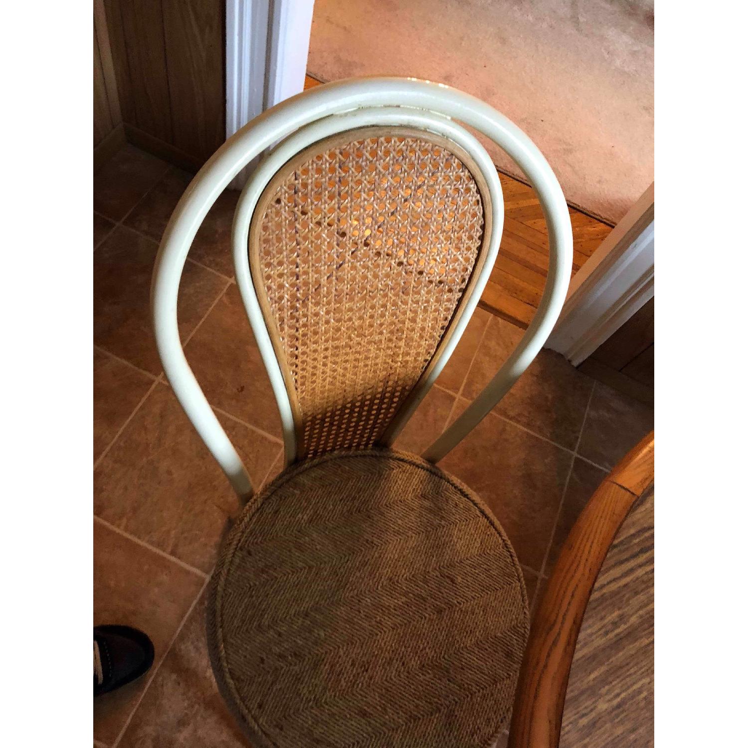 Mid Century 1950s Round Dining Table w/ 4 Chairs - image-5