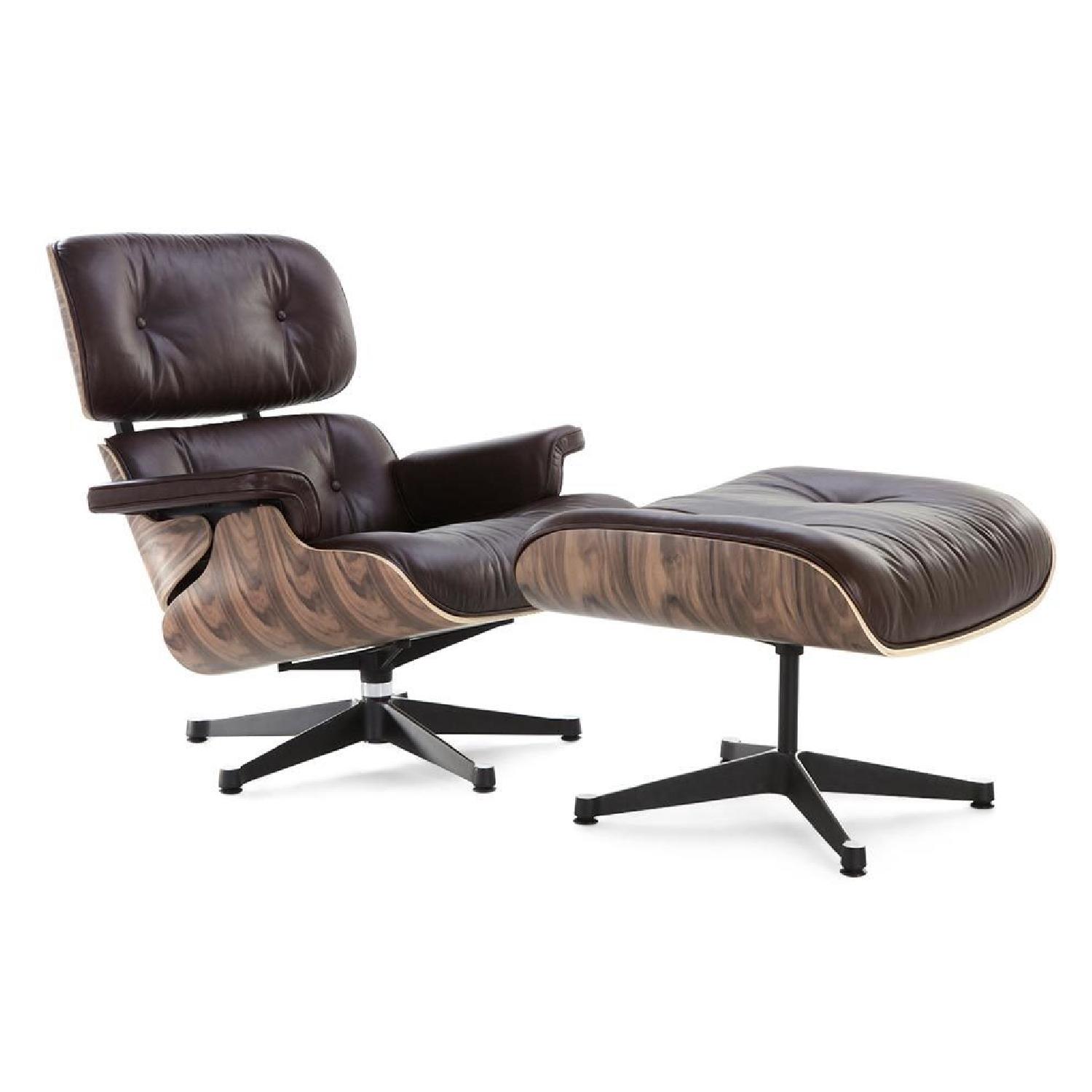 Manhattan Home Design Eames Lounge Chair in Brown - image-0