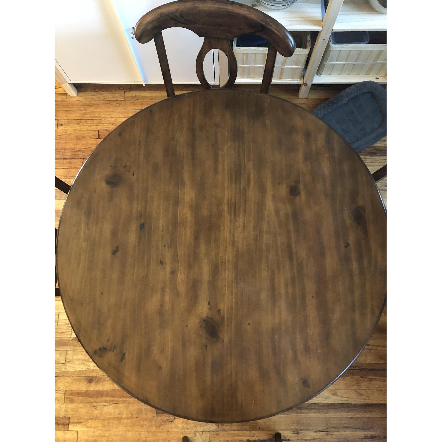 Pottery Barn Tivoli Round 5-Piece Dining Set - image-4