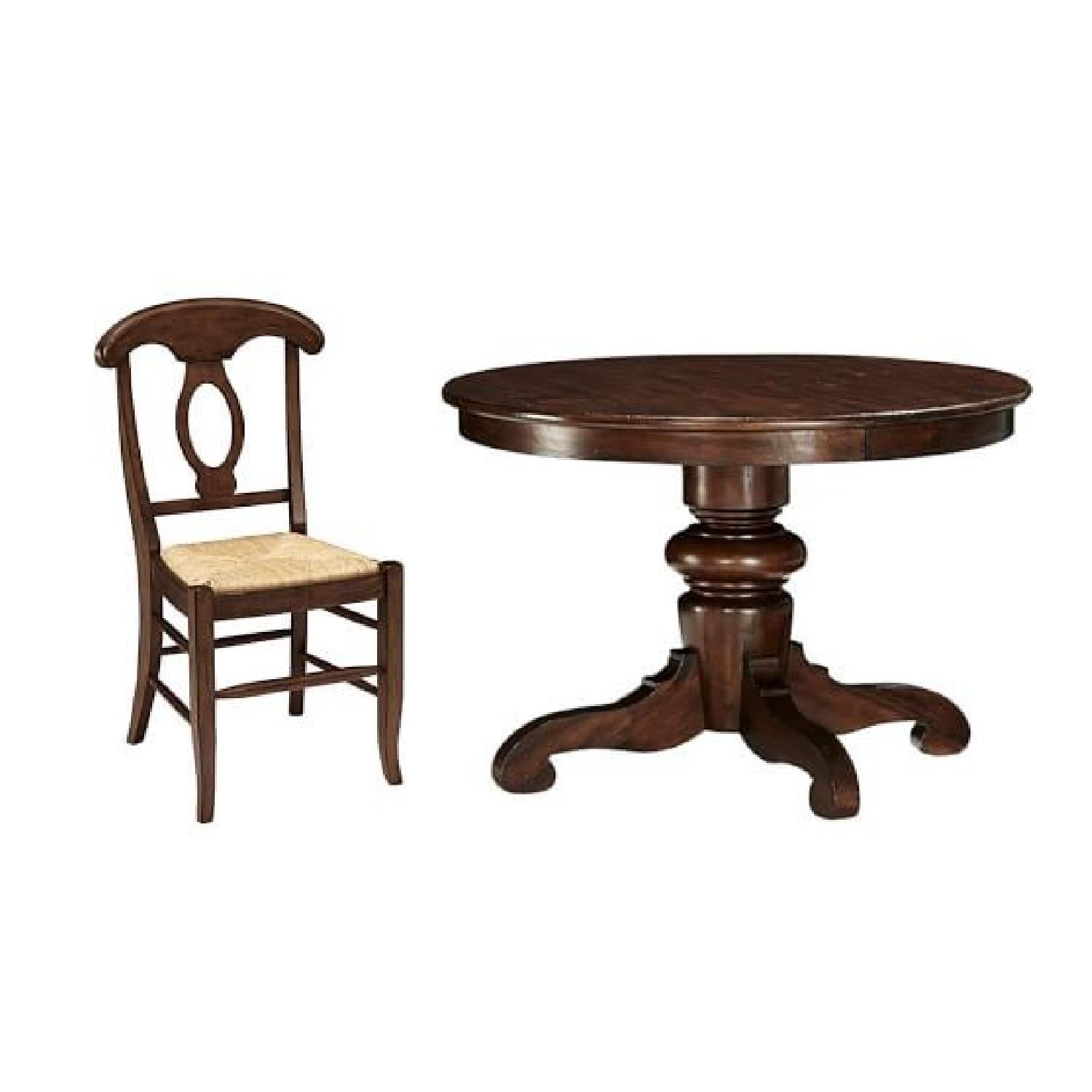Pottery Barn Tivoli Round 5-Piece Dining Set - image-6