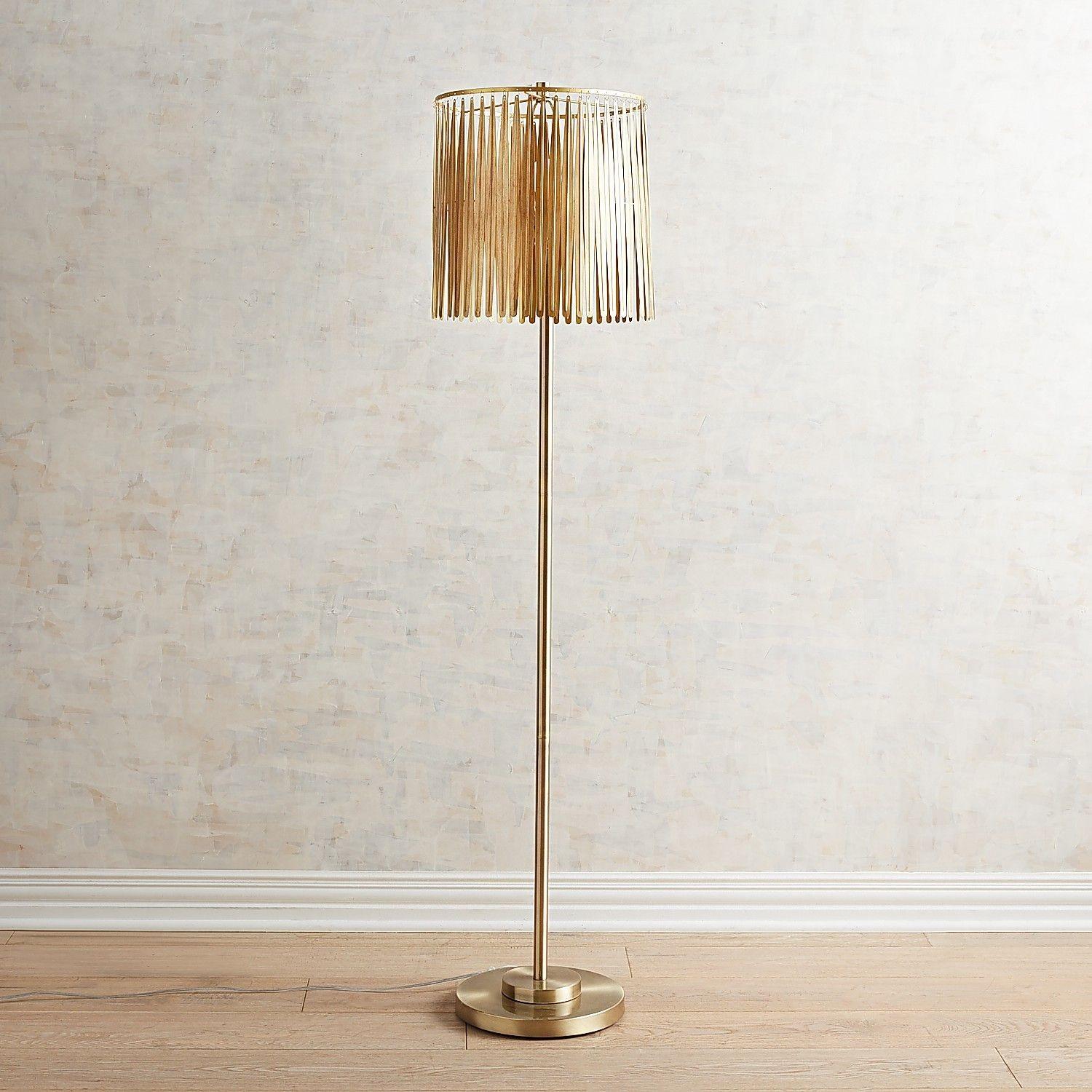 Pier 1 Golden Feather Floor Lamp - image-4