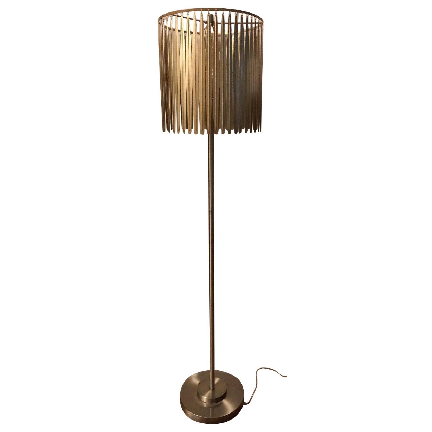 Pier 1 Golden Feather Floor Lamp - image-5