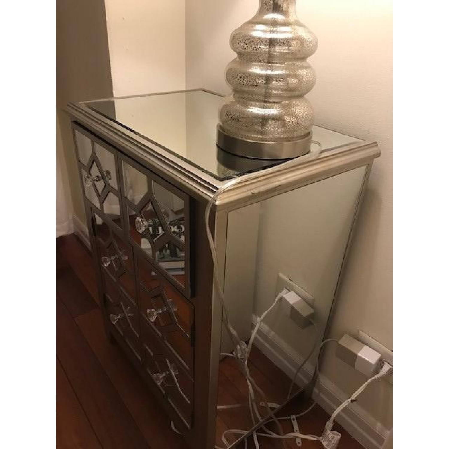 Home Goods Mirrored Nightstand - image-5