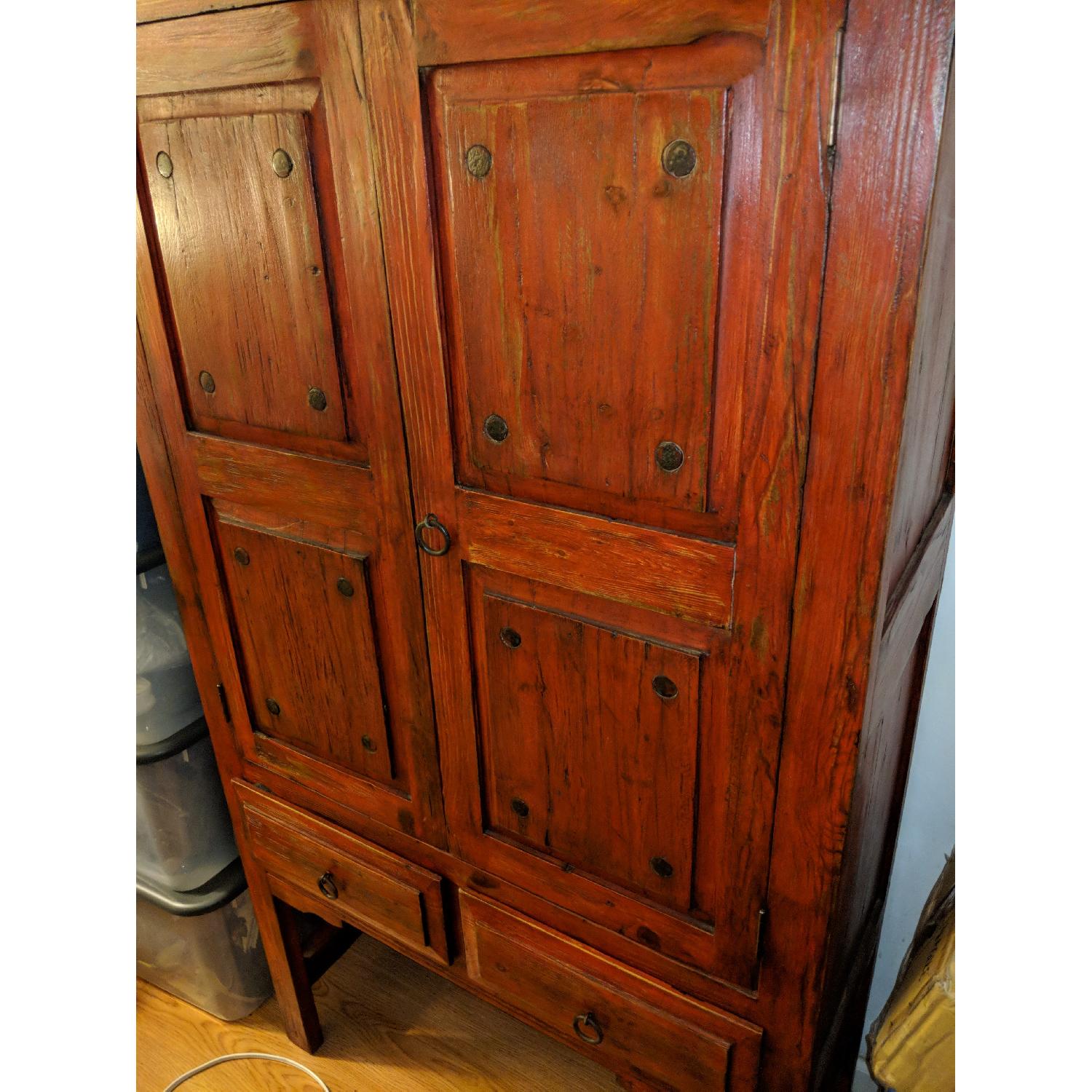 Handmade Rustic Antique Style Southwest Armoire AptDeco