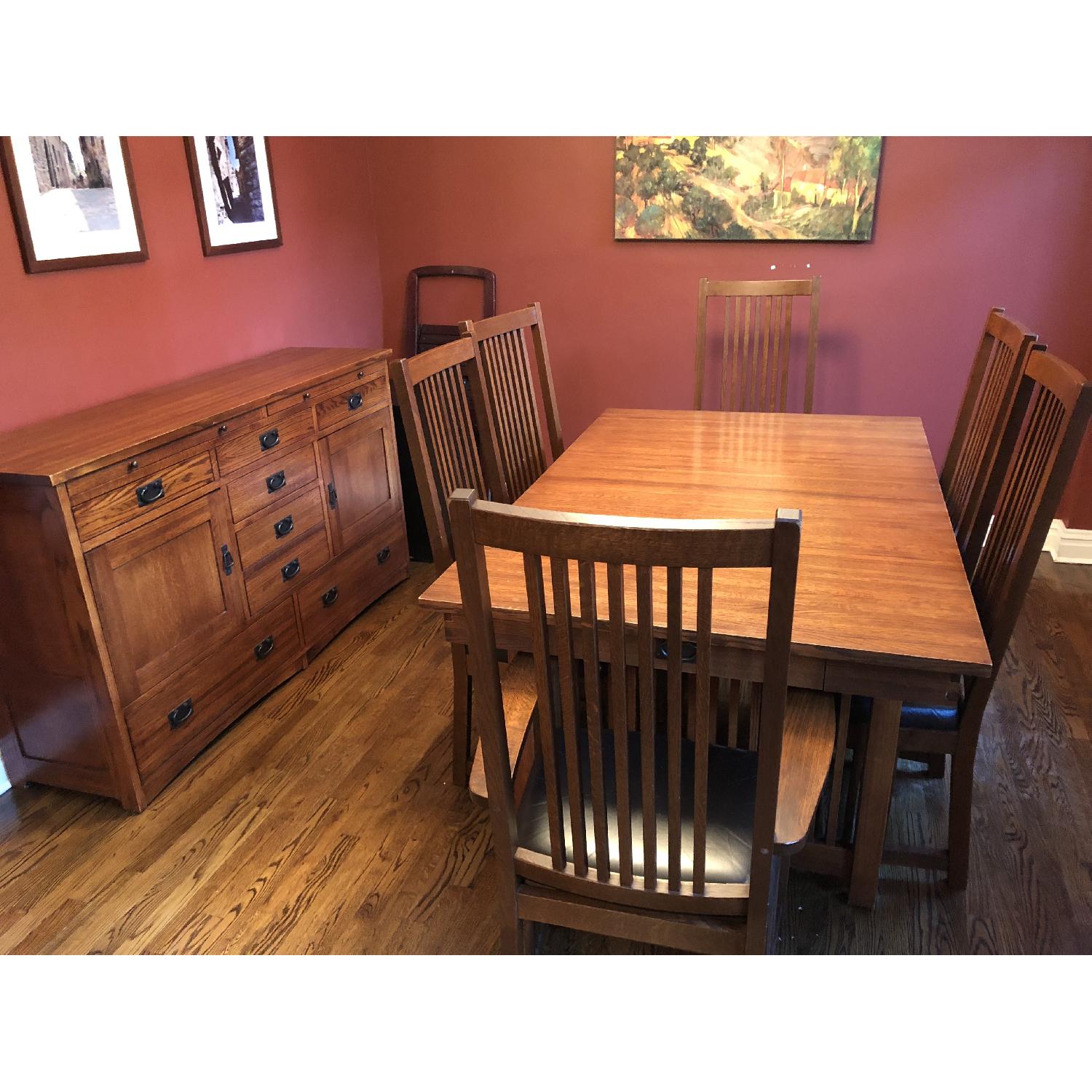 Kimball & Young Mission Style 7-Piece Dining Set - image-1