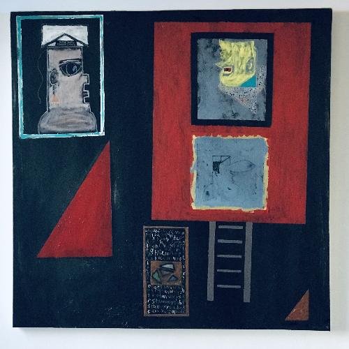 Used James Neal Conceptual Abstract Painting for sale on AptDeco