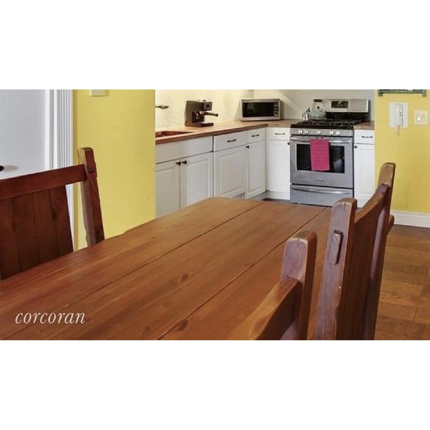 Pier 1 Farmhouse Table w/ 6 Chairs AptDeco