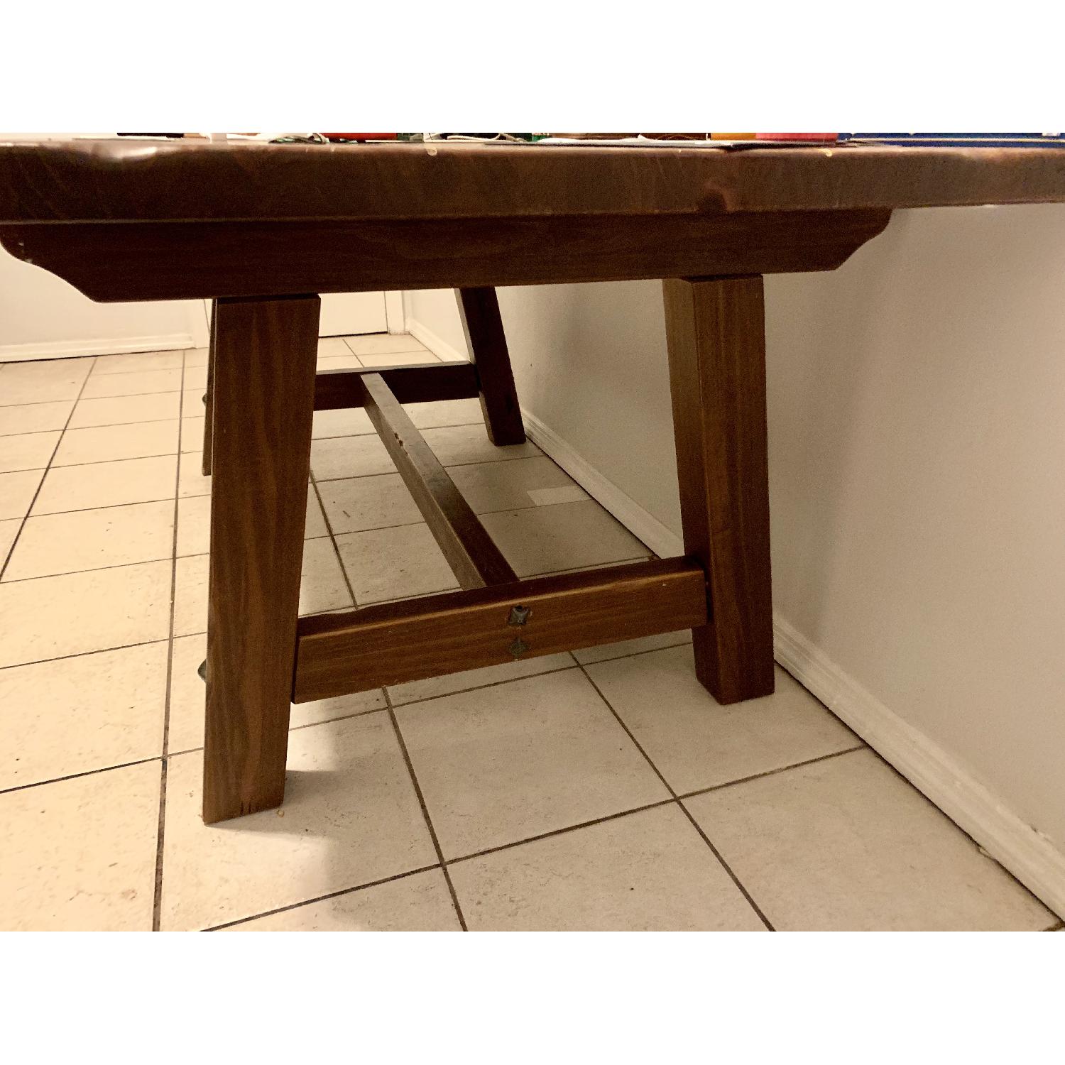 Pier 1 Farmhouse Table w/ 6 Chairs AptDeco