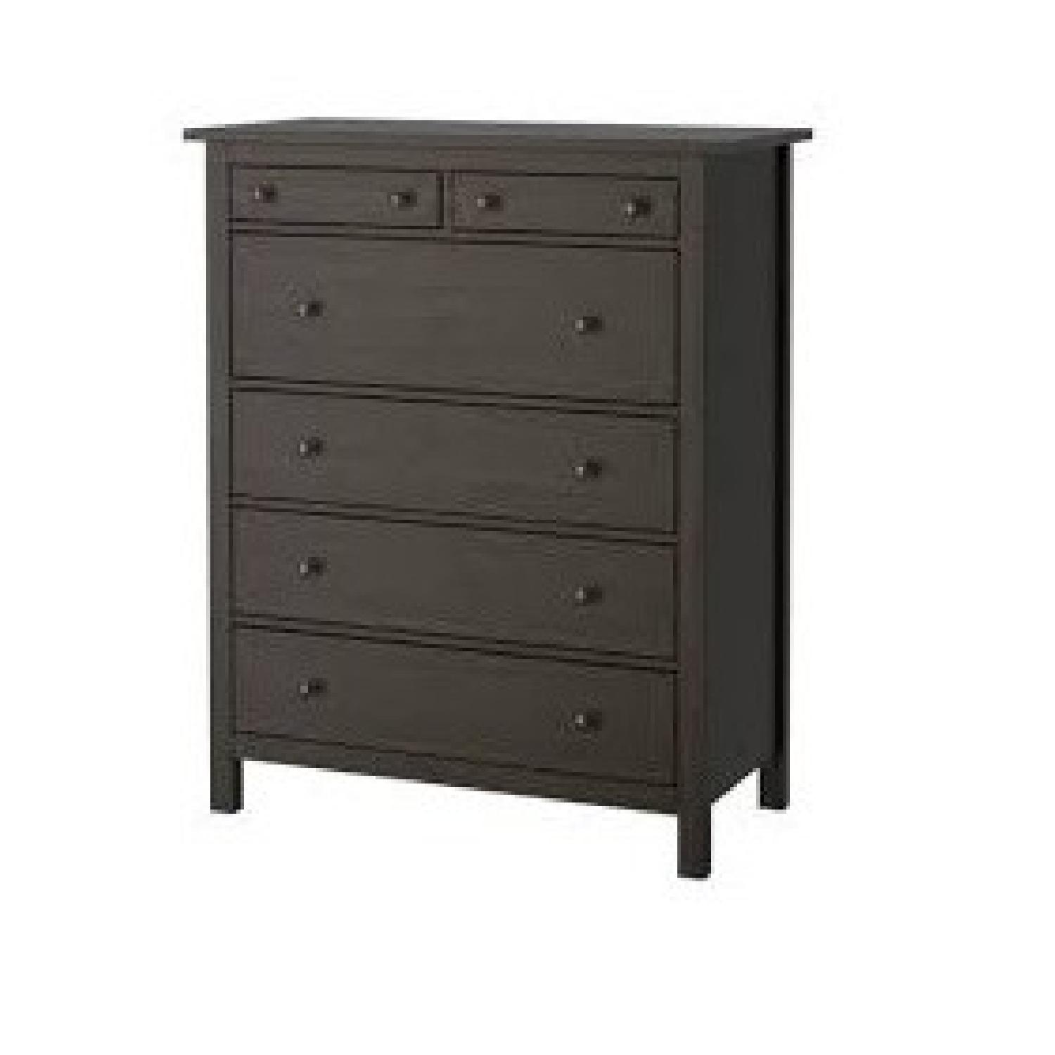 IKEA HEMNES イケアヘムネス チェスト ブラック Ikea Hemnes 6 Drawer Dresser - AptDeco