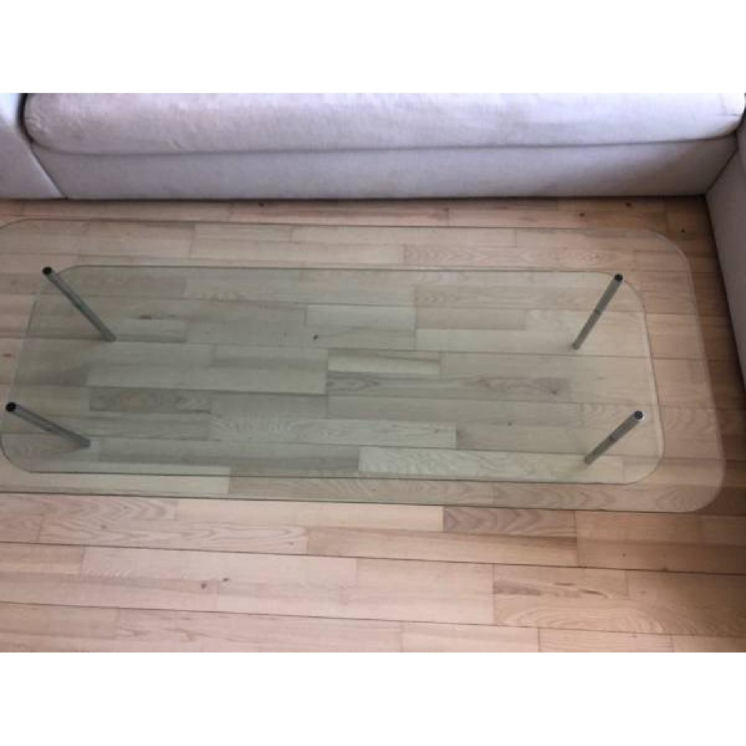 Design Within Reach 2-Tier Glass Coffee Table - image-3