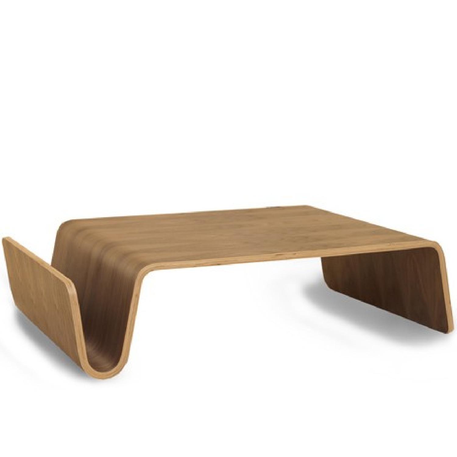 Modern Bentwood Eric Pfeiffer Walnut Scando Coffee Table - AptDeco