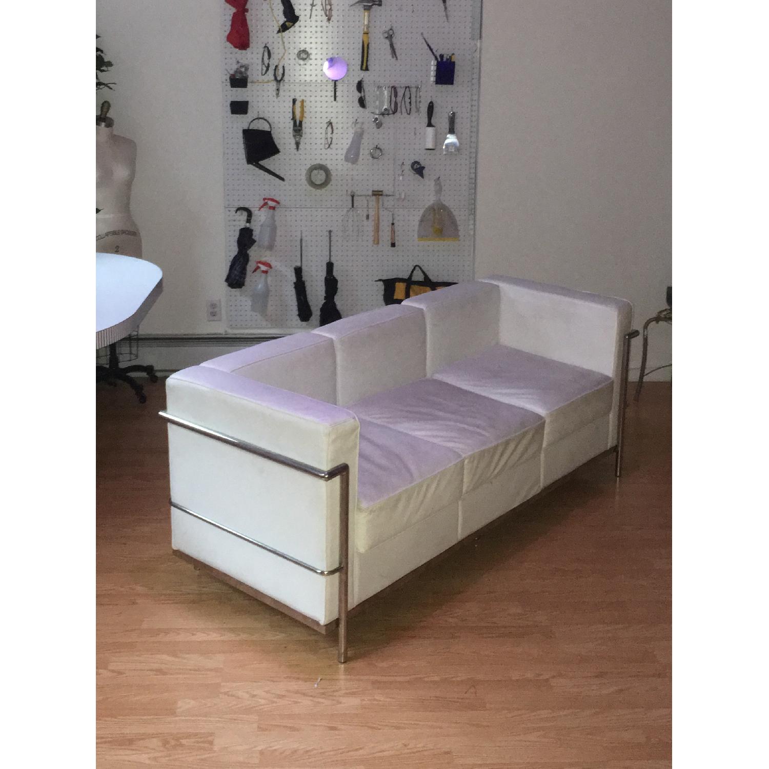 Le Corbusier LC2 Replica Leather 3 Seat Sofa - image-2