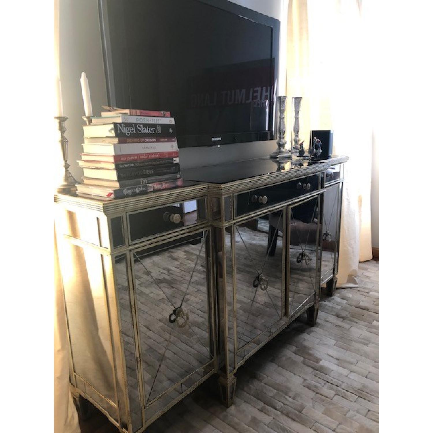 Z Gallerie Mirrored Buffet AptDeco