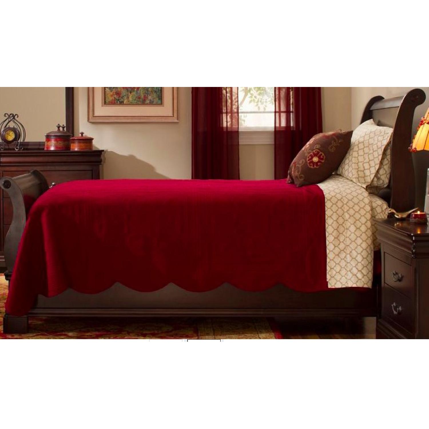 Macy's Louis Philippe King Sleigh Bed - image-1