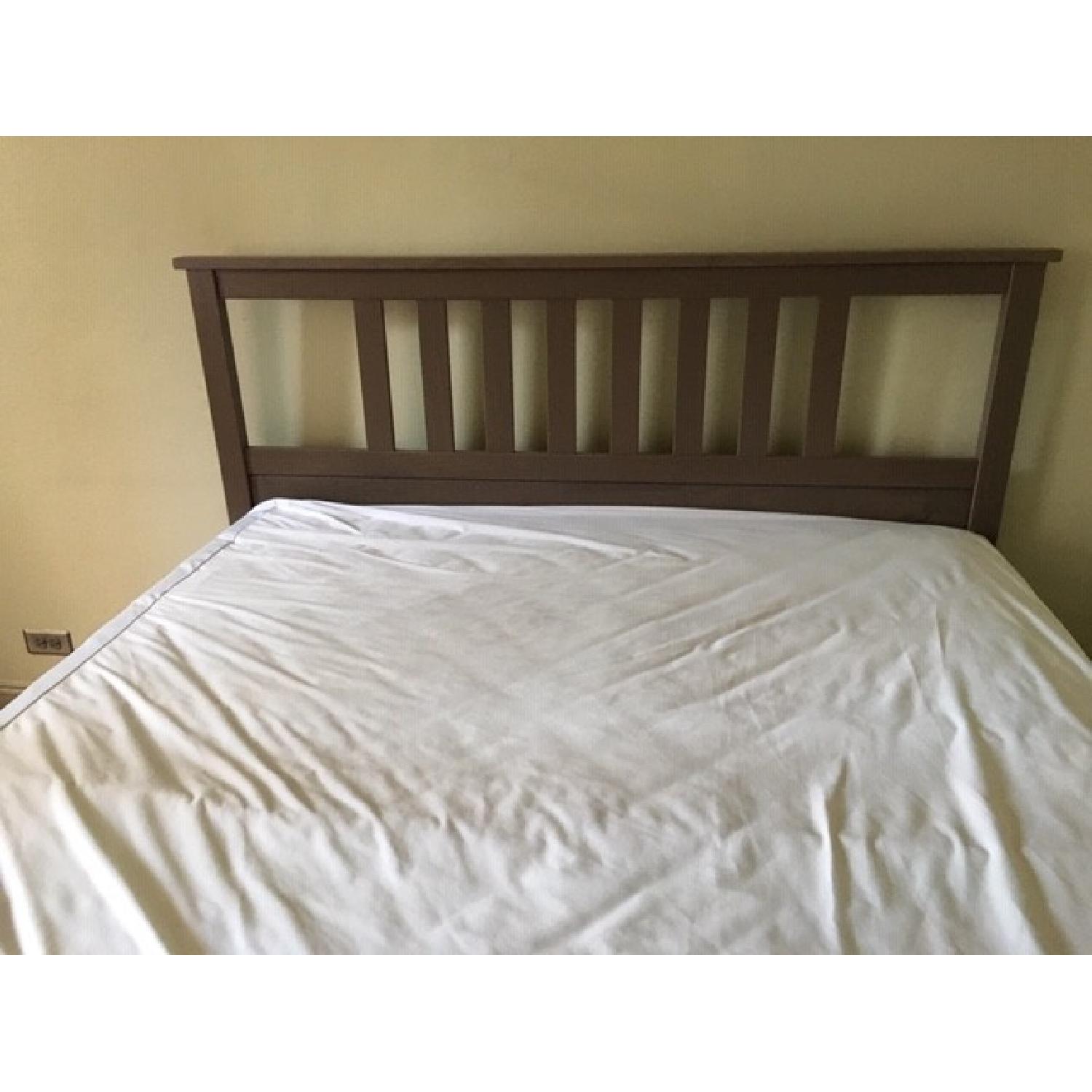 Ikea Hemnes Queen Size Wood Bed - image-2