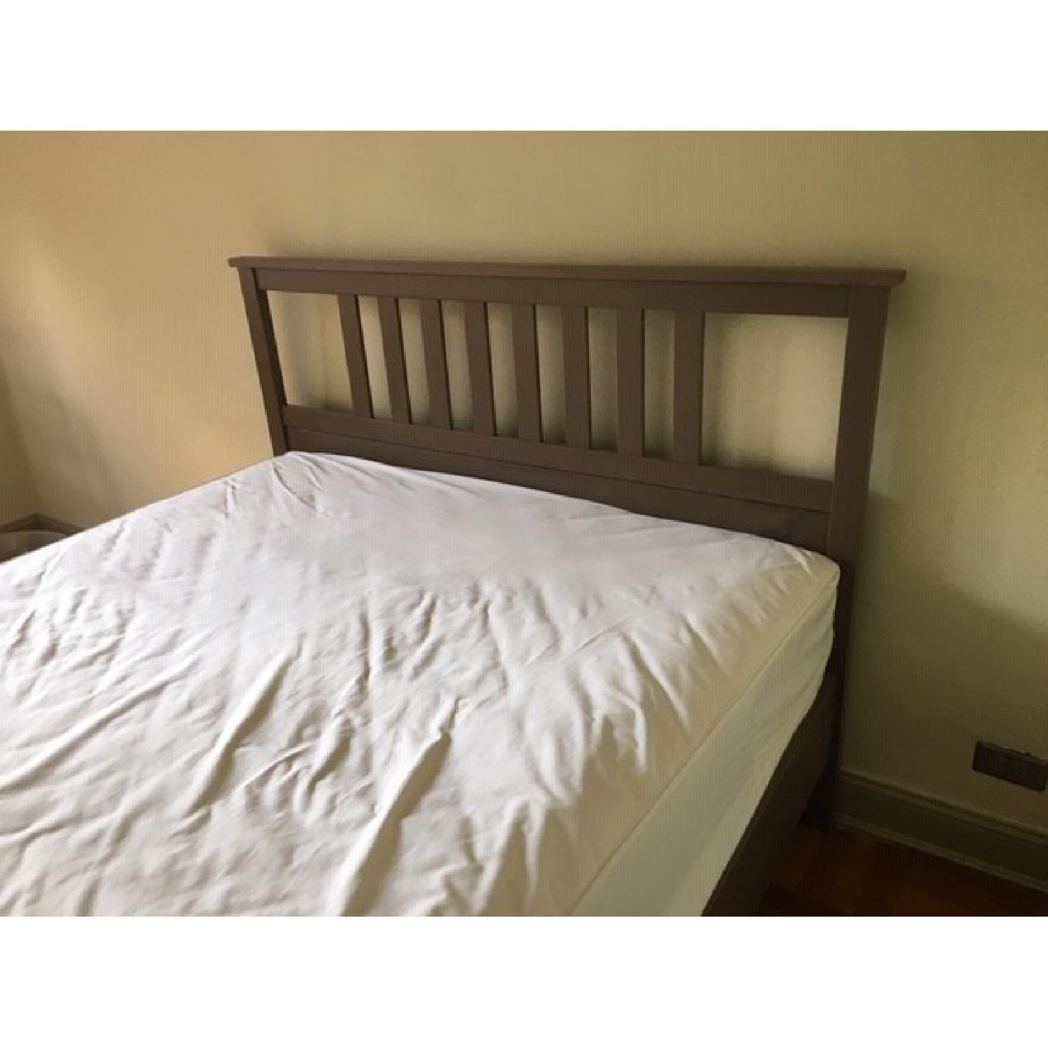 Ikea Hemnes Queen Size Wood Bed - image-3