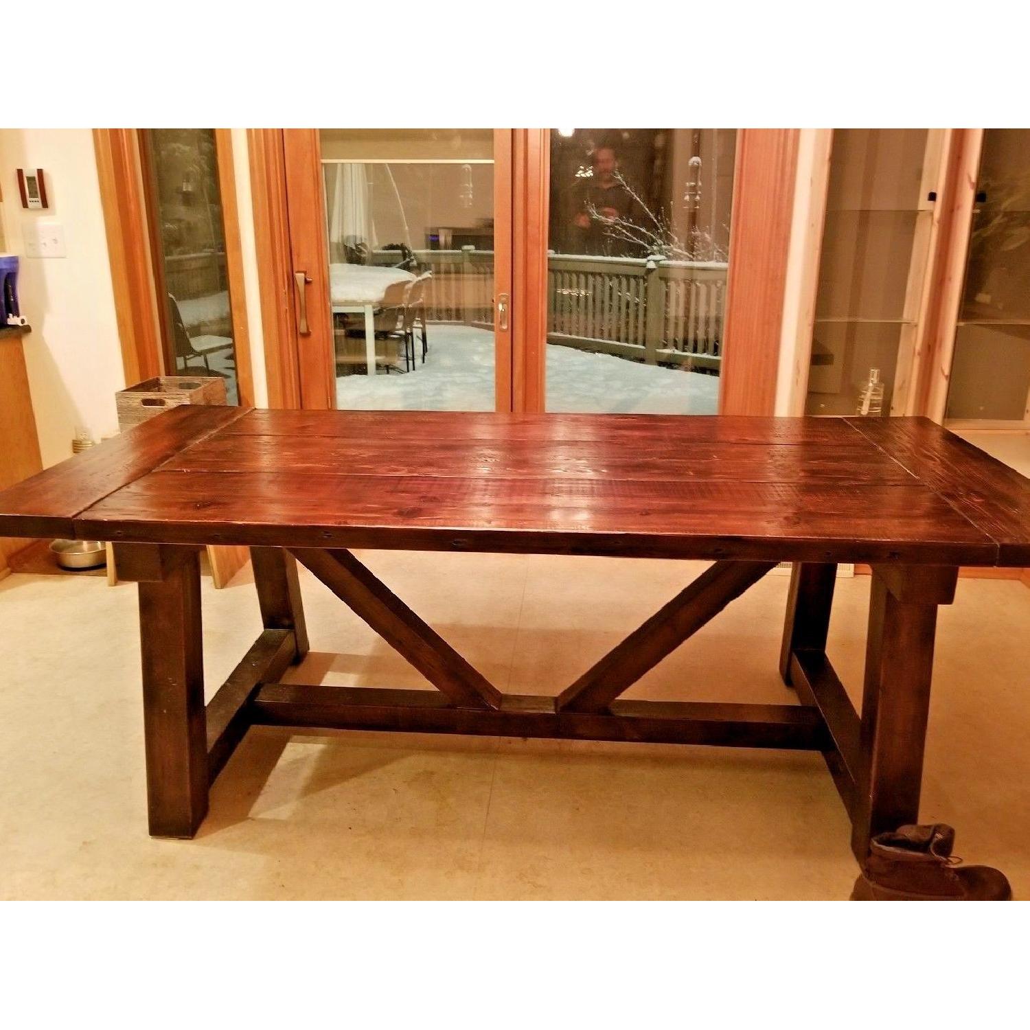 Restoration Hardware/Timothy Oulton Salvaged Wood Beam Table AptDeco