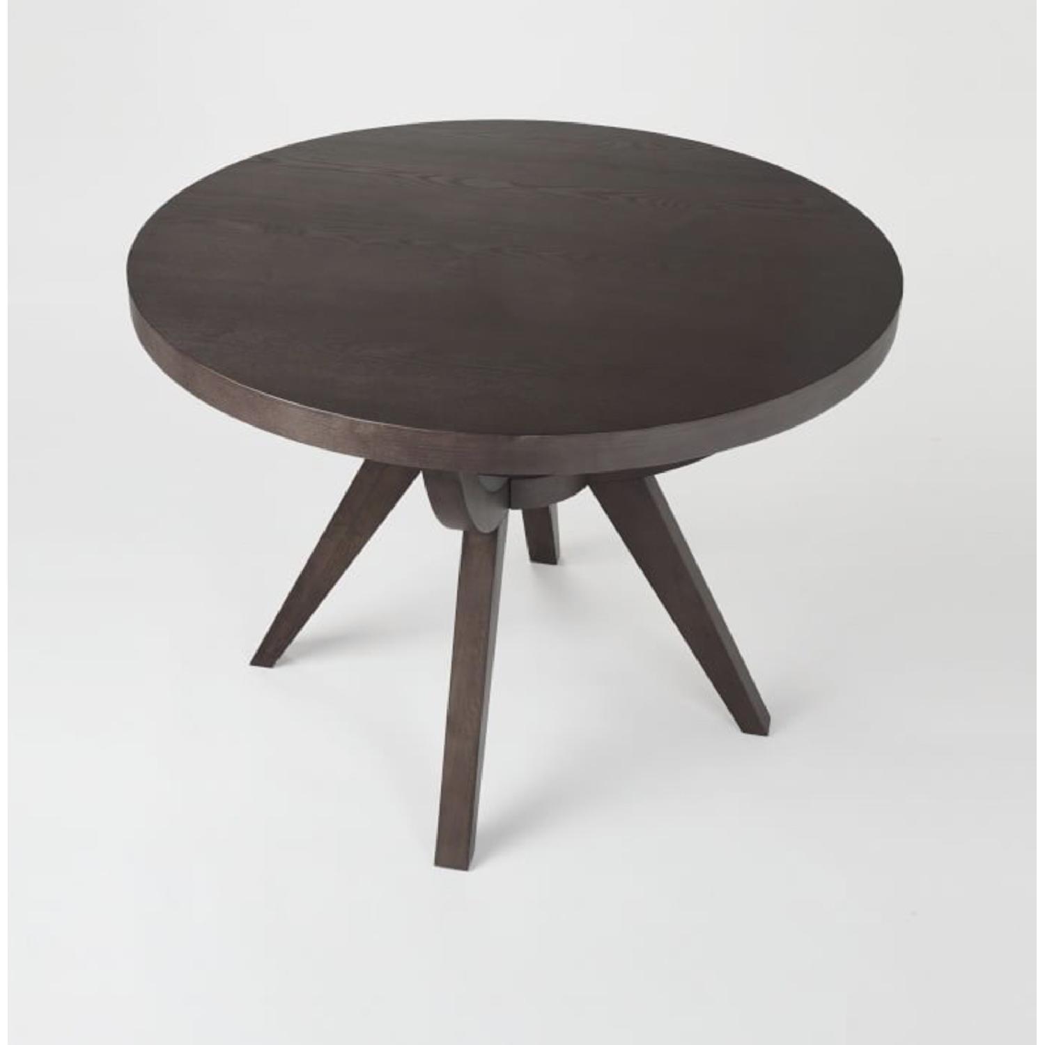 West Elm Arc Base Pedestal Round Table - image-1