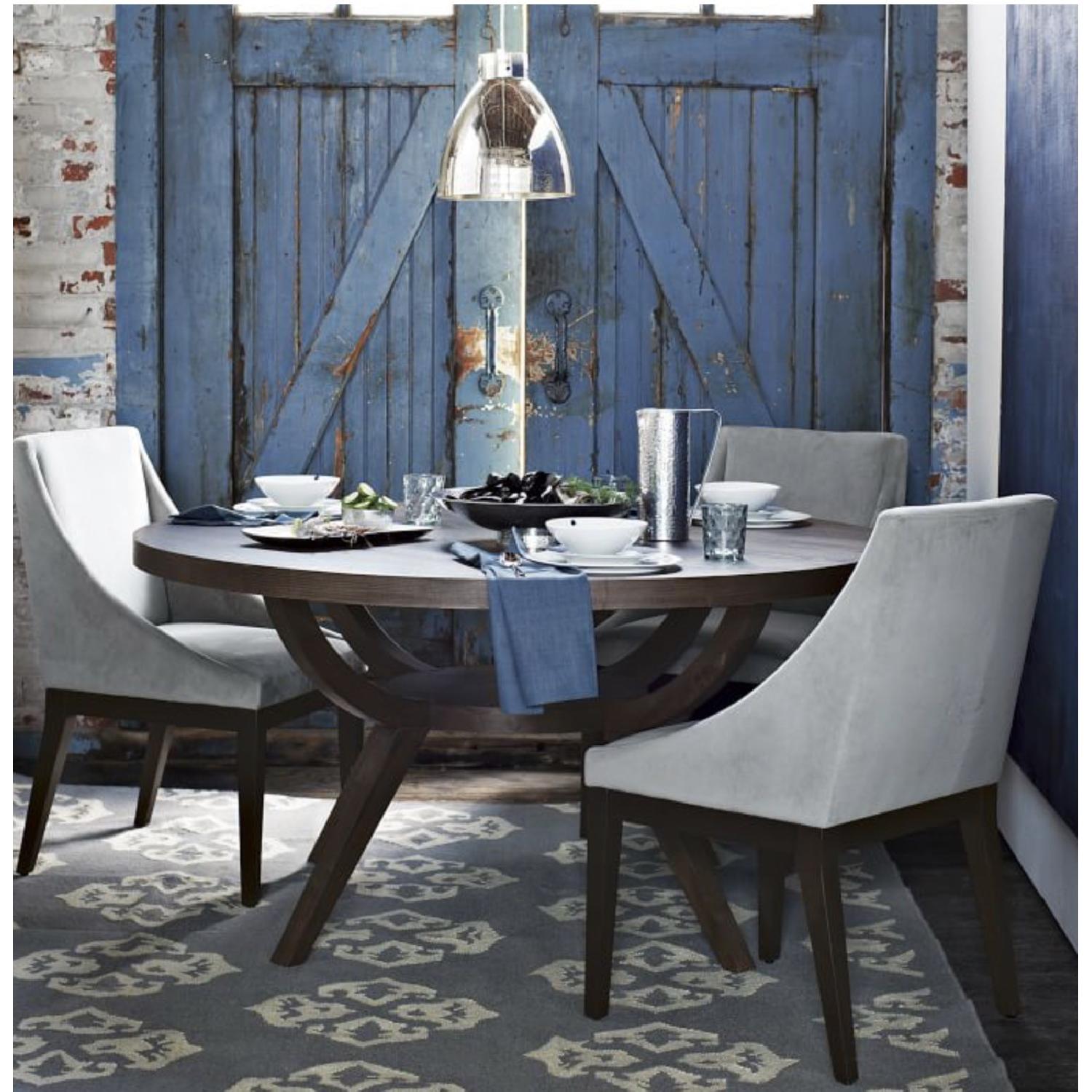 West Elm Arc Base Pedestal Round Table - image-5