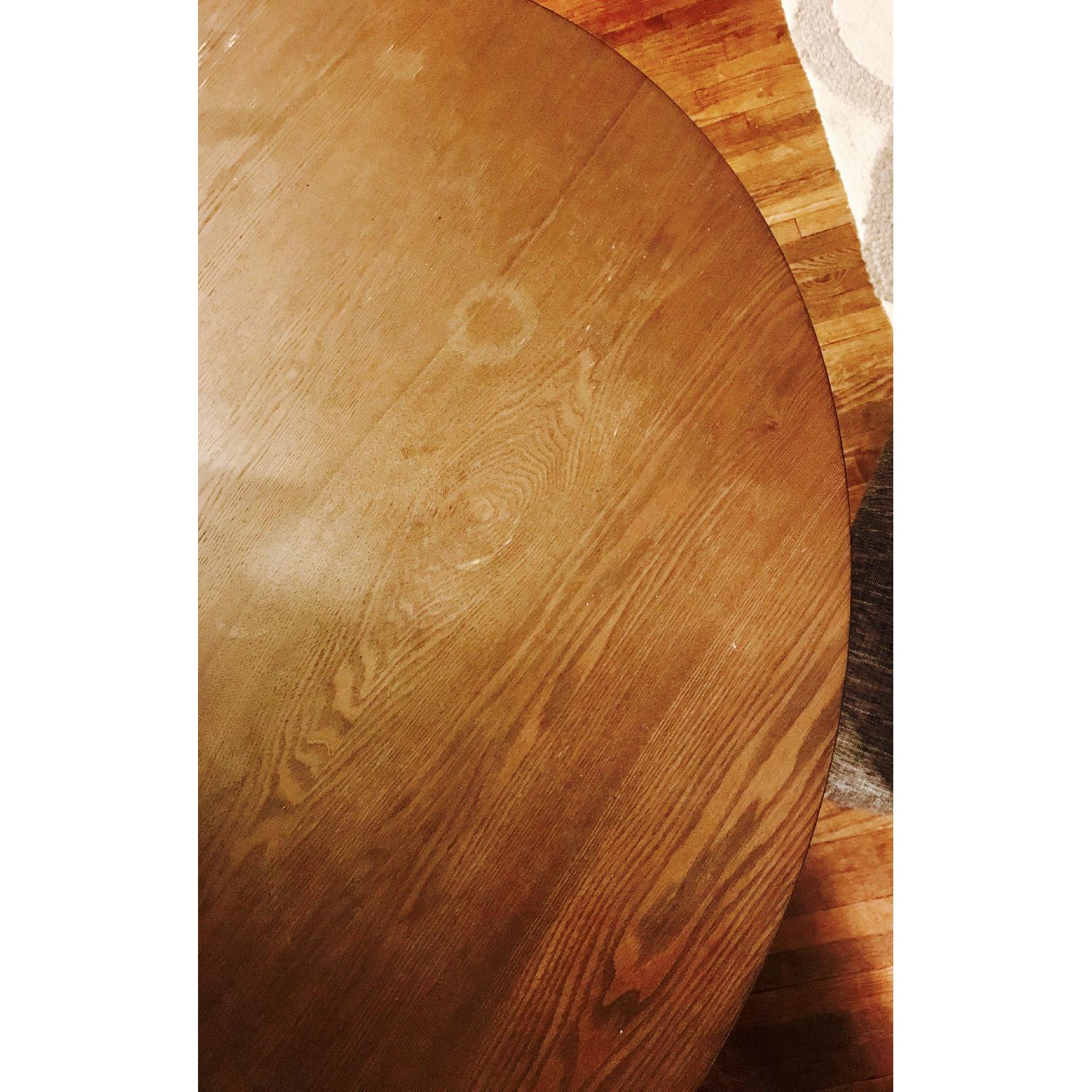 West Elm Arc Base Pedestal Round Table - image-7