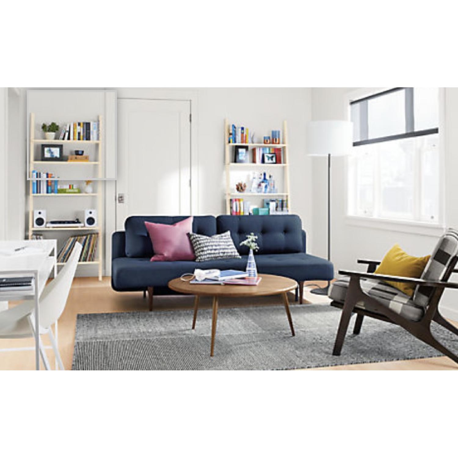 Room & Board Deco Blue Convertible Sofa - AptDeco