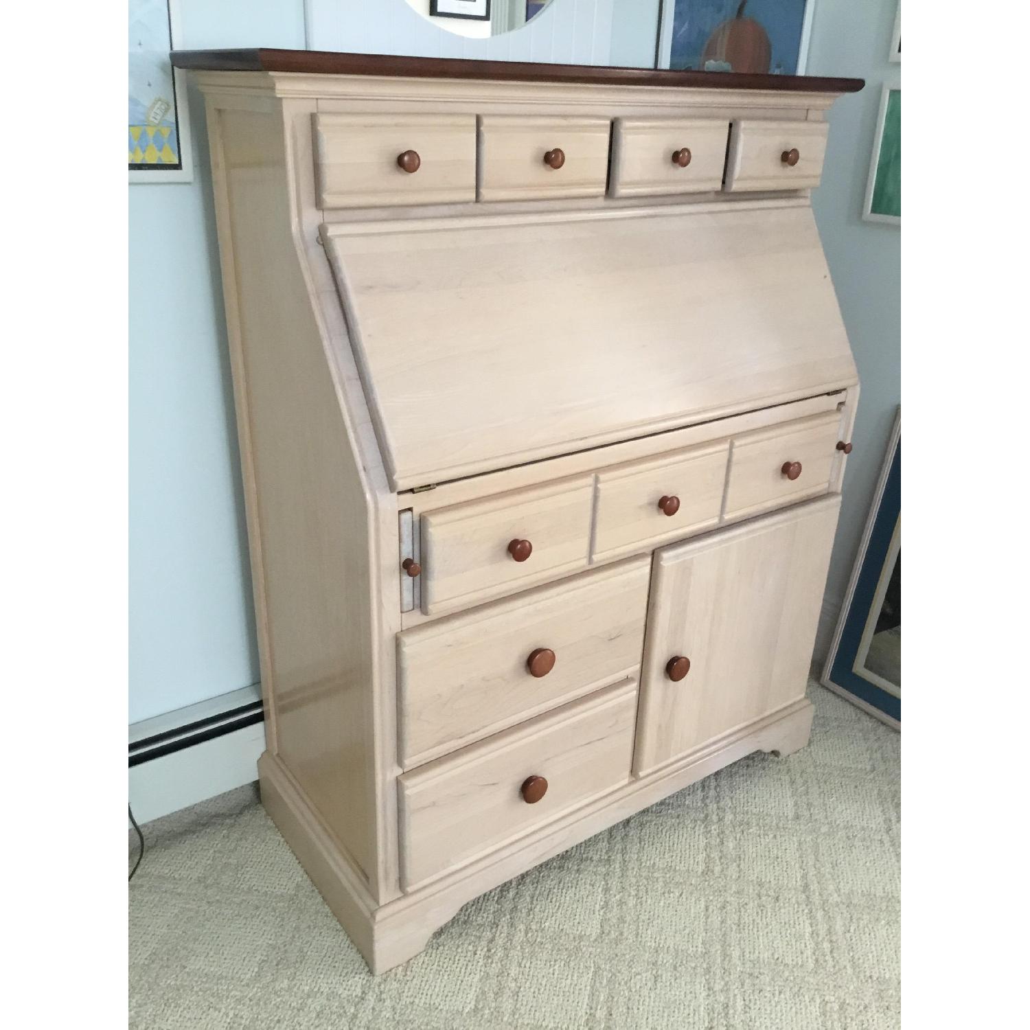 Dresser/Desk w/ Fold Down Changing Table AptDeco
