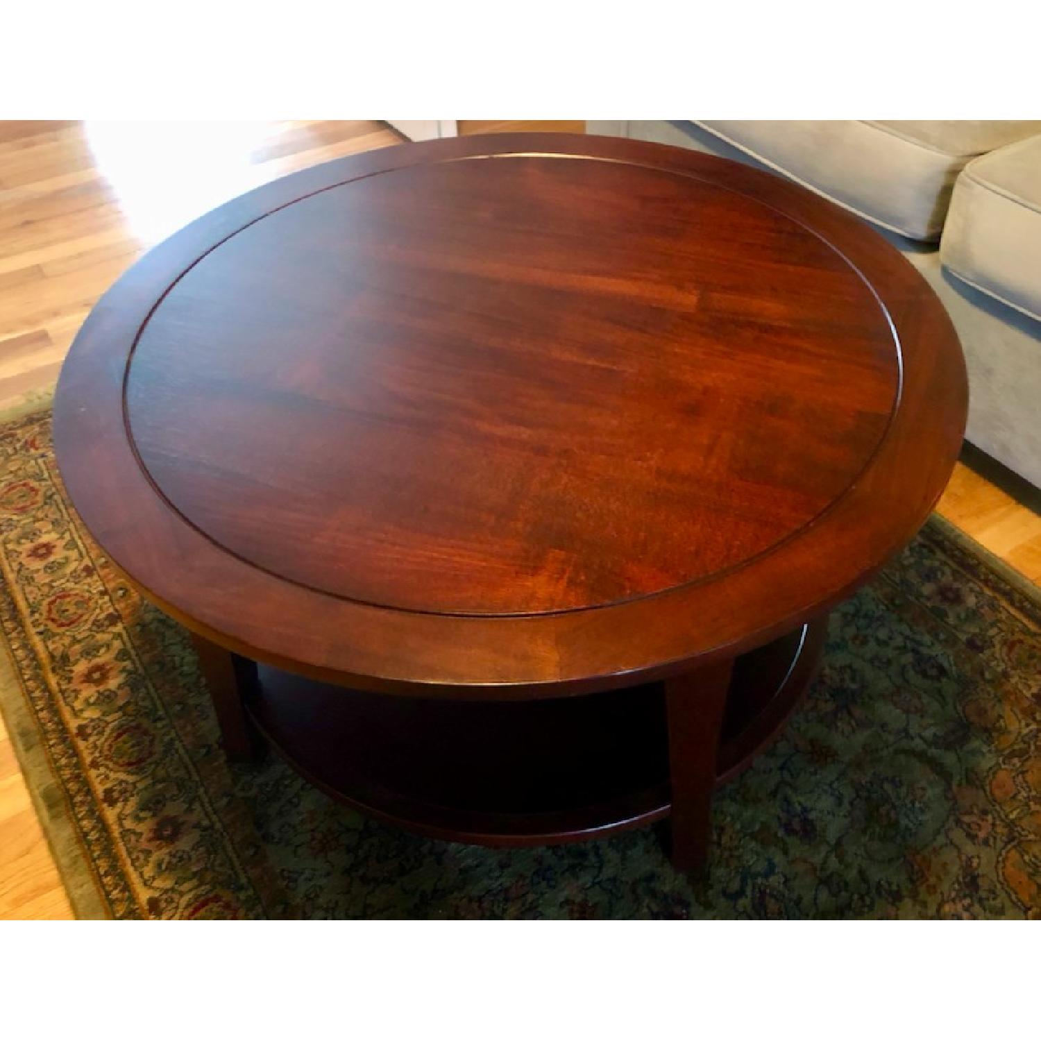Pottery Barn Metropolitan Round Coffee Table - image-1