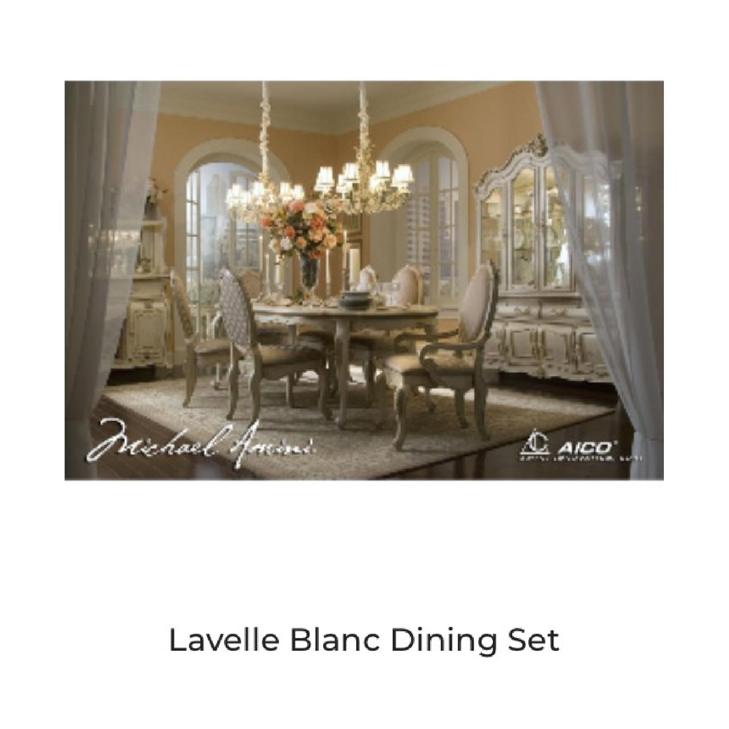 Michael Amini Lavelle Blanc 7-Piece Dining Set - image-3