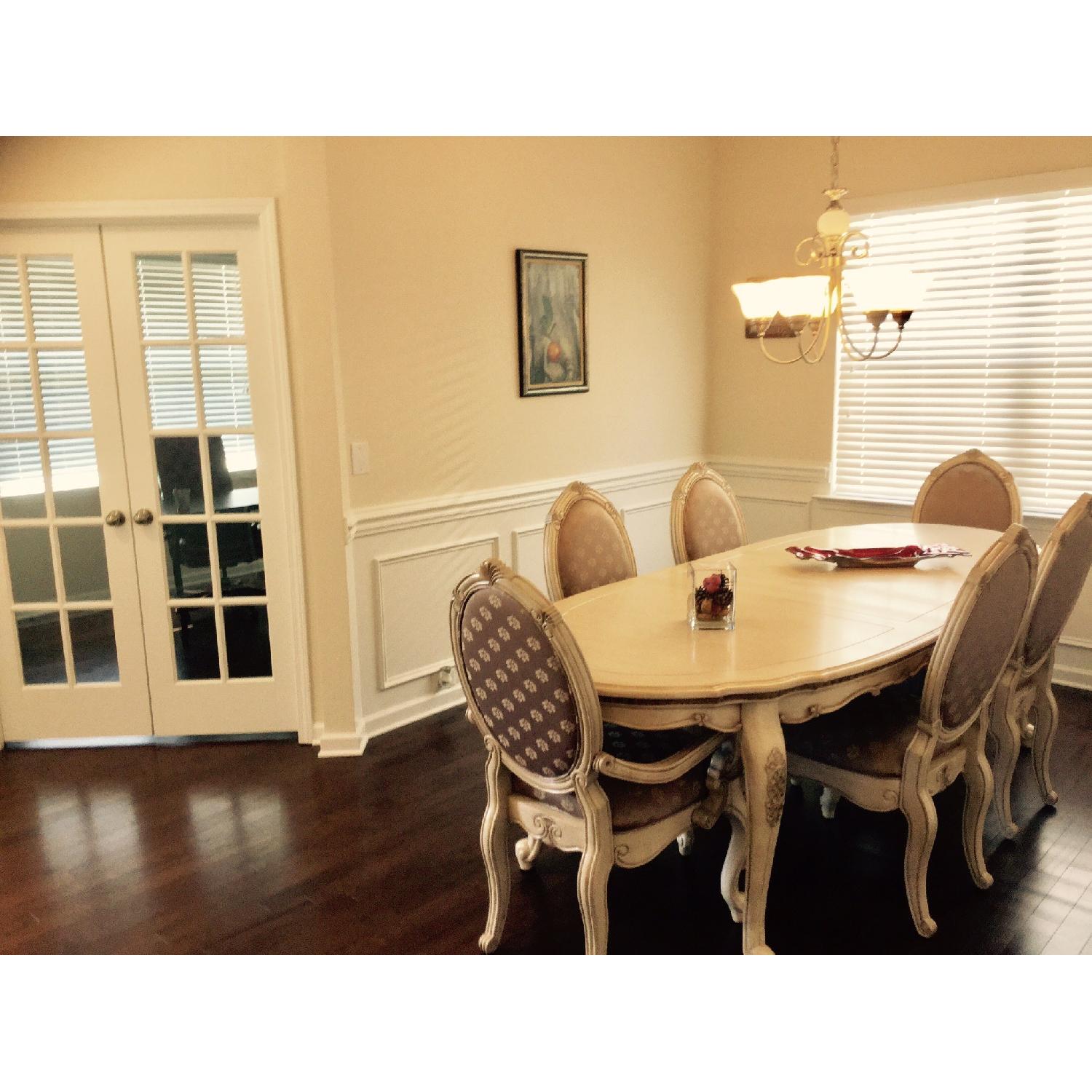 Michael Amini Lavelle Blanc 7-Piece Dining Set - image-0