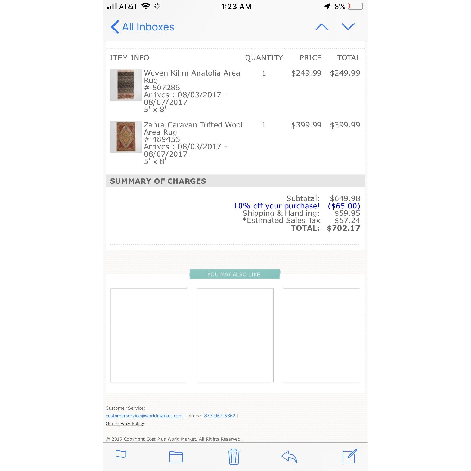 World Market Tufted Wool Rug - image-2