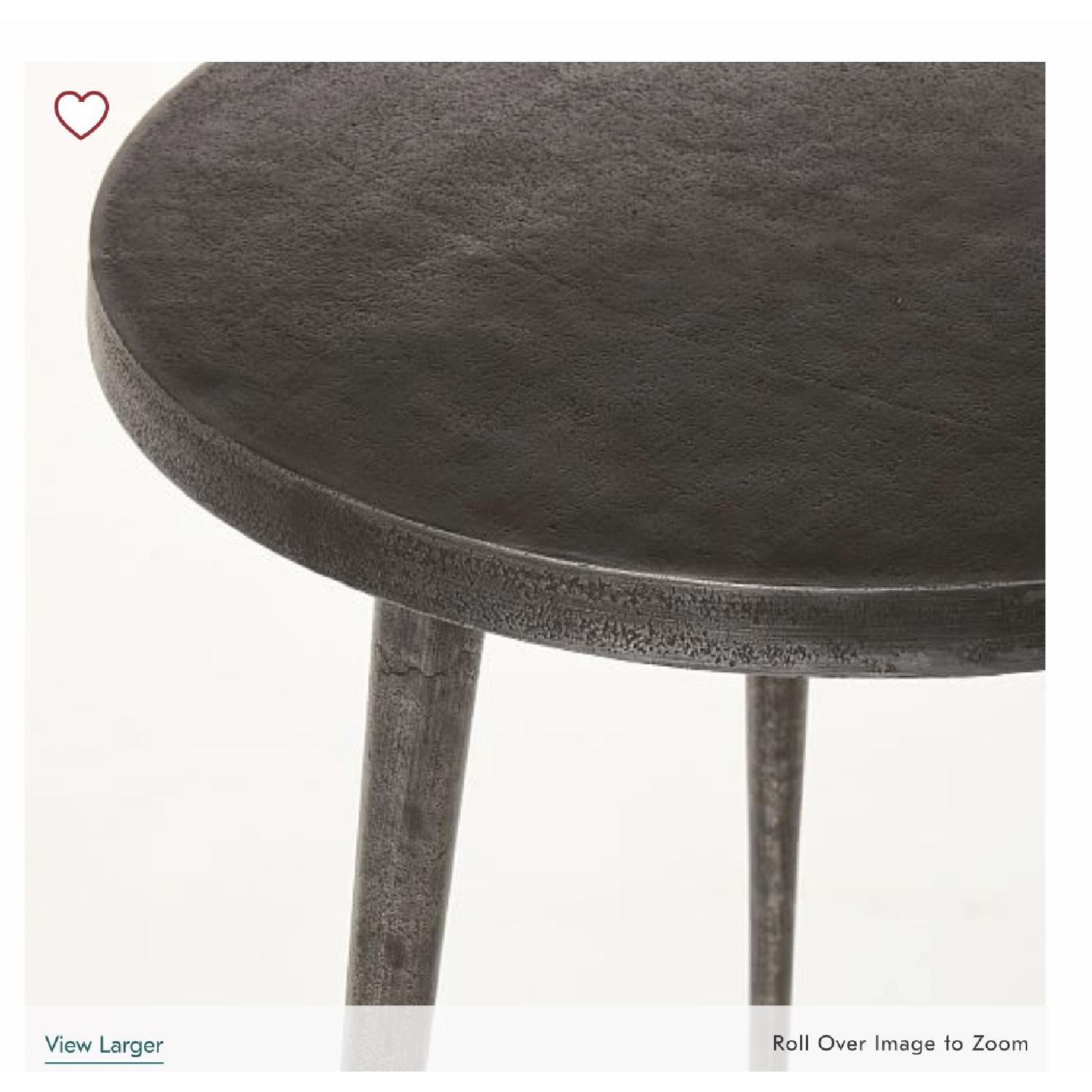 West Elm Tripod Side Table in Charcoal - image-1