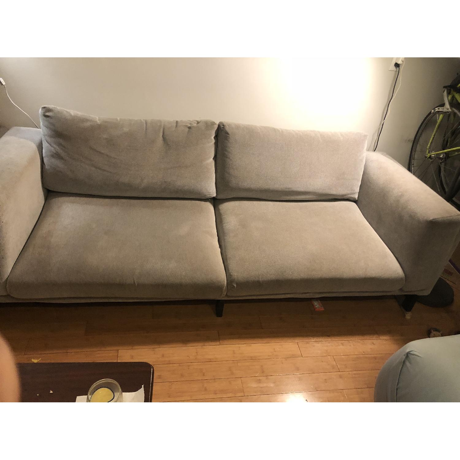 Ikea Nockeby Light Grey Sofa - image-1