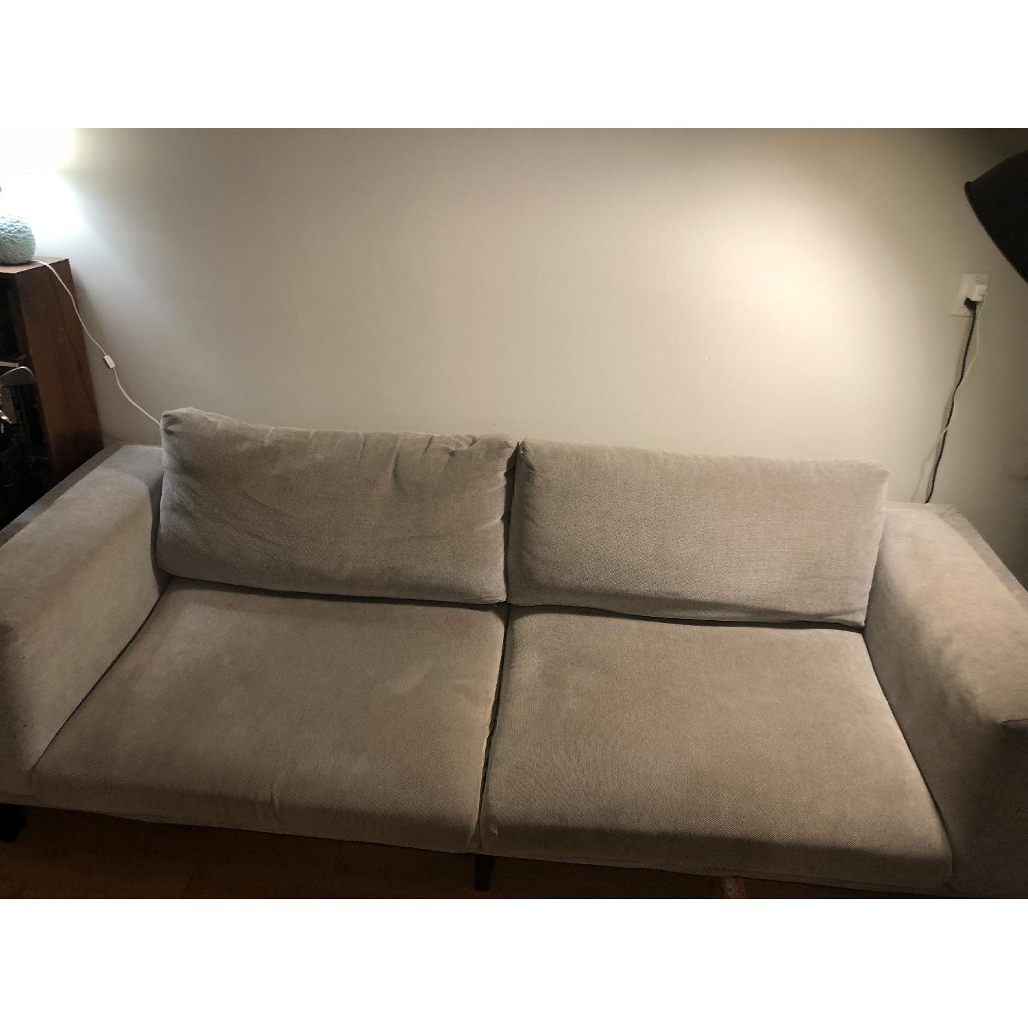 Ikea Nockeby Light Grey Sofa - image-2