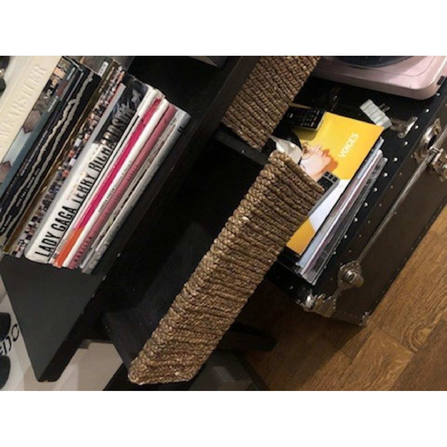 Black & Rattan Console - image-2