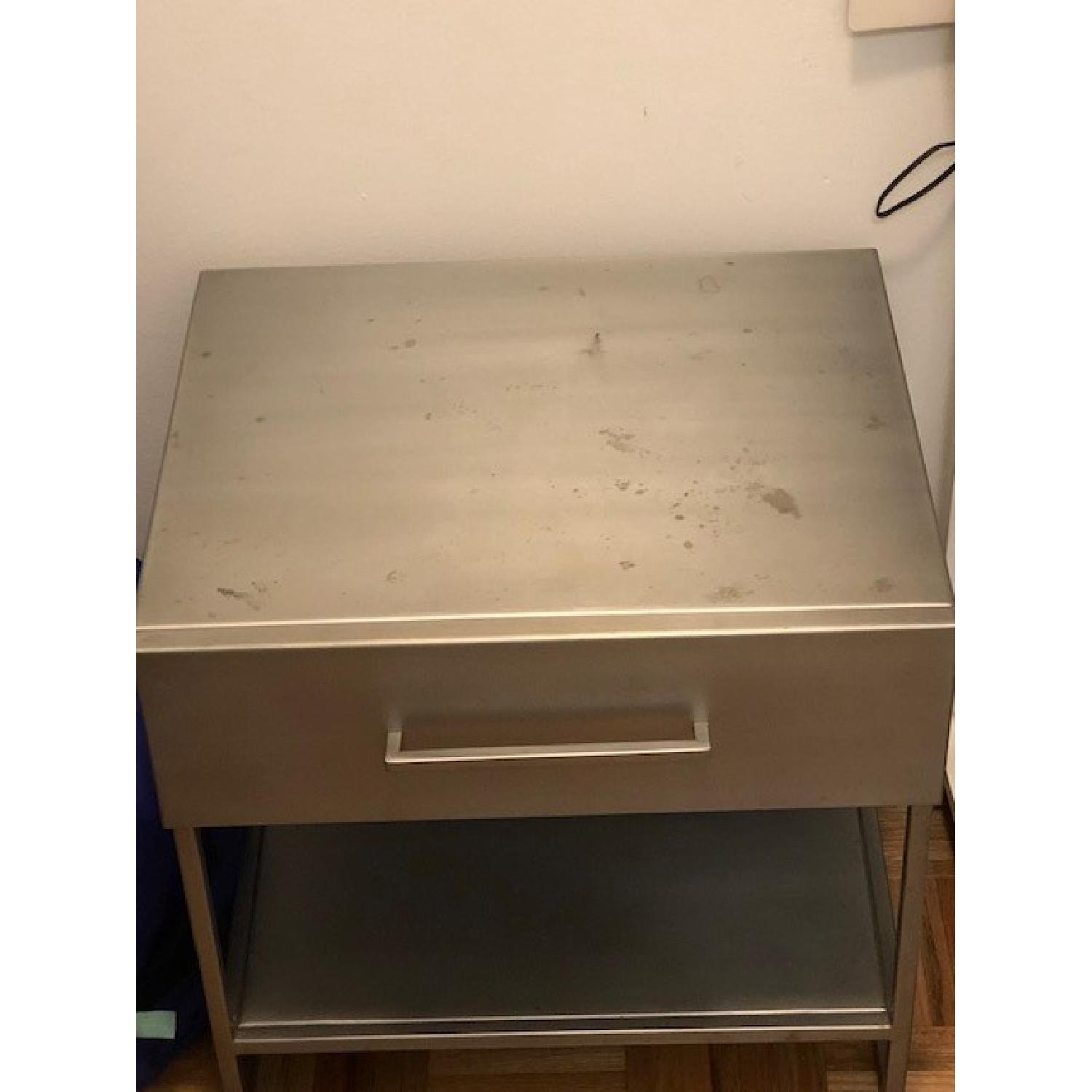 CB2 Proof Metal Nightstand - image-1