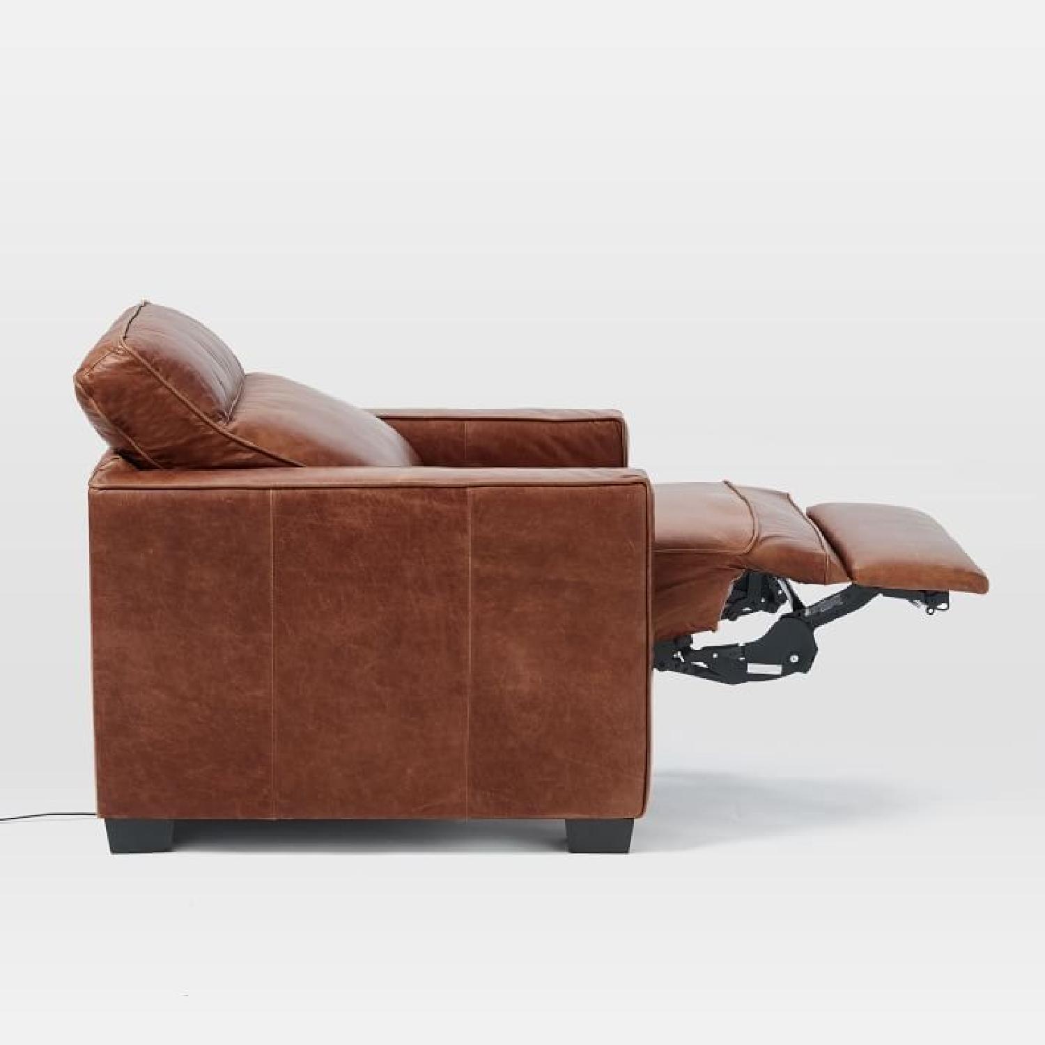 West Elm Henry Leather Power Recliner Chair - image-5