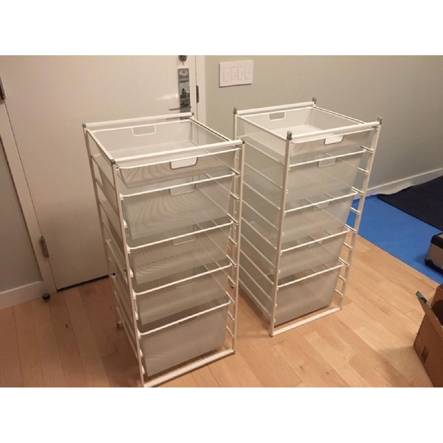 Elfa 5 Drawer Mesh Storage Units - image-2