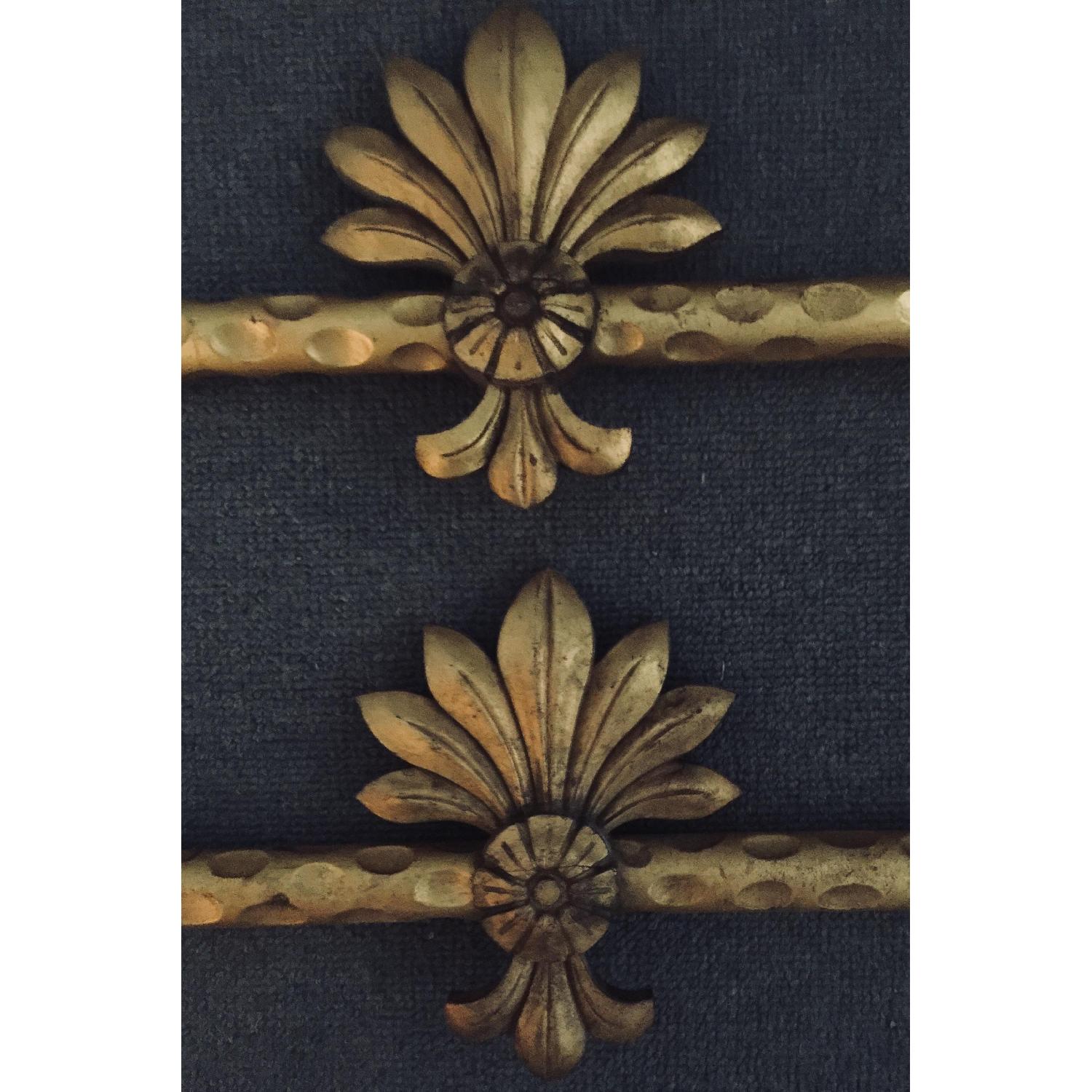 Gold Leaf Gilded Curtain Rods - image-2