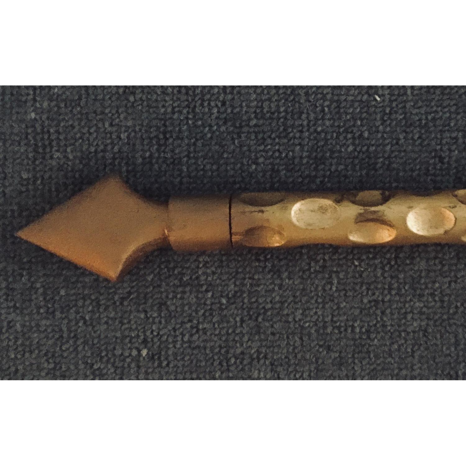 Gold Leaf Gilded Curtain Rods - image-3