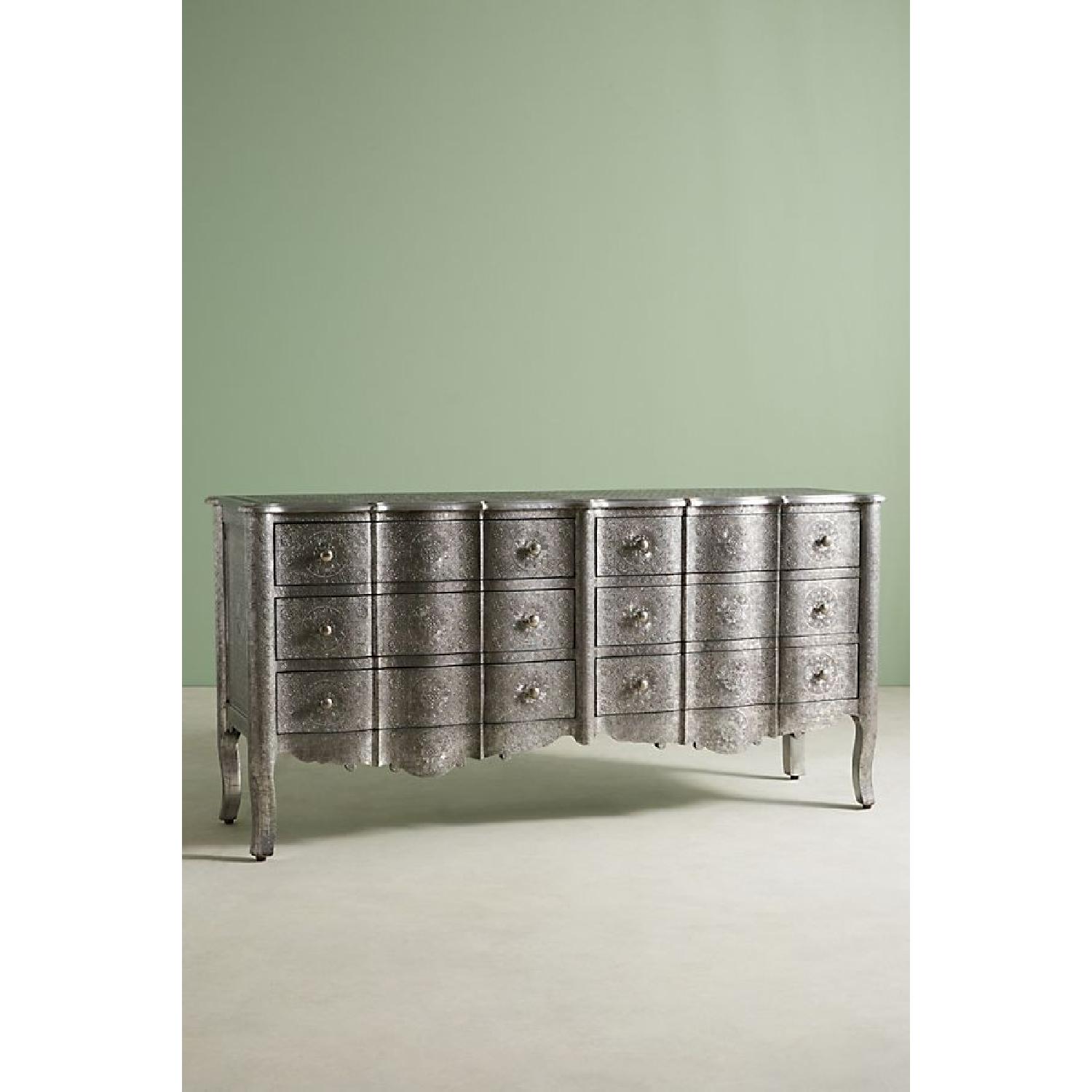 Anthropologie Hand-Embossed 6 Drawer Dresser - image-5