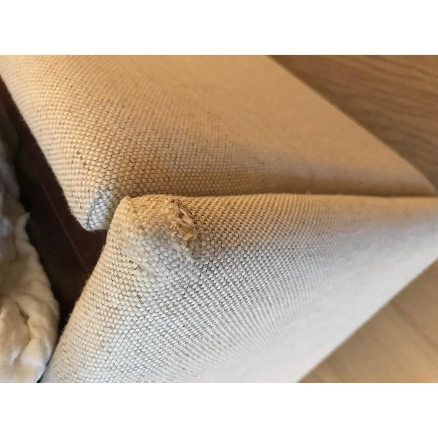 Pottery Barn Raleigh Upholstered Camelback Queen Storage Bed - image-3